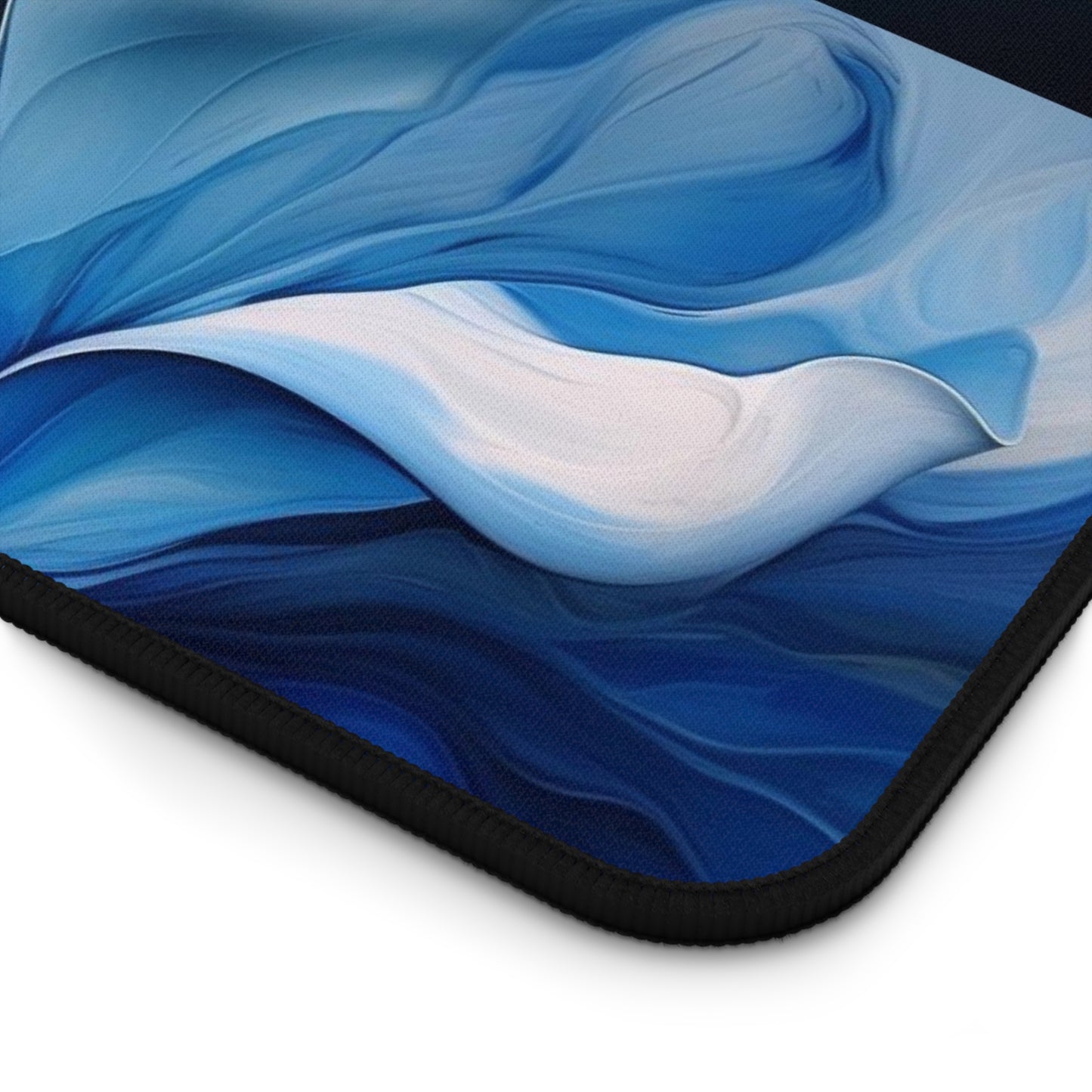 Desk Mat Abstract Blue Tulip 5