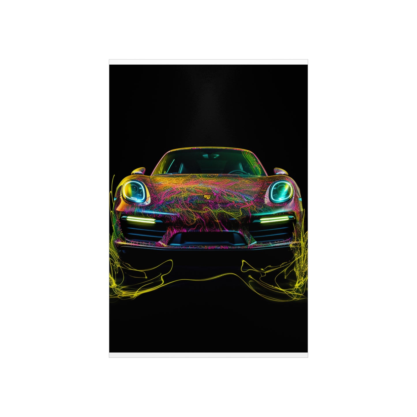 Premium Matte Vertical Posters Porsche Flair 2