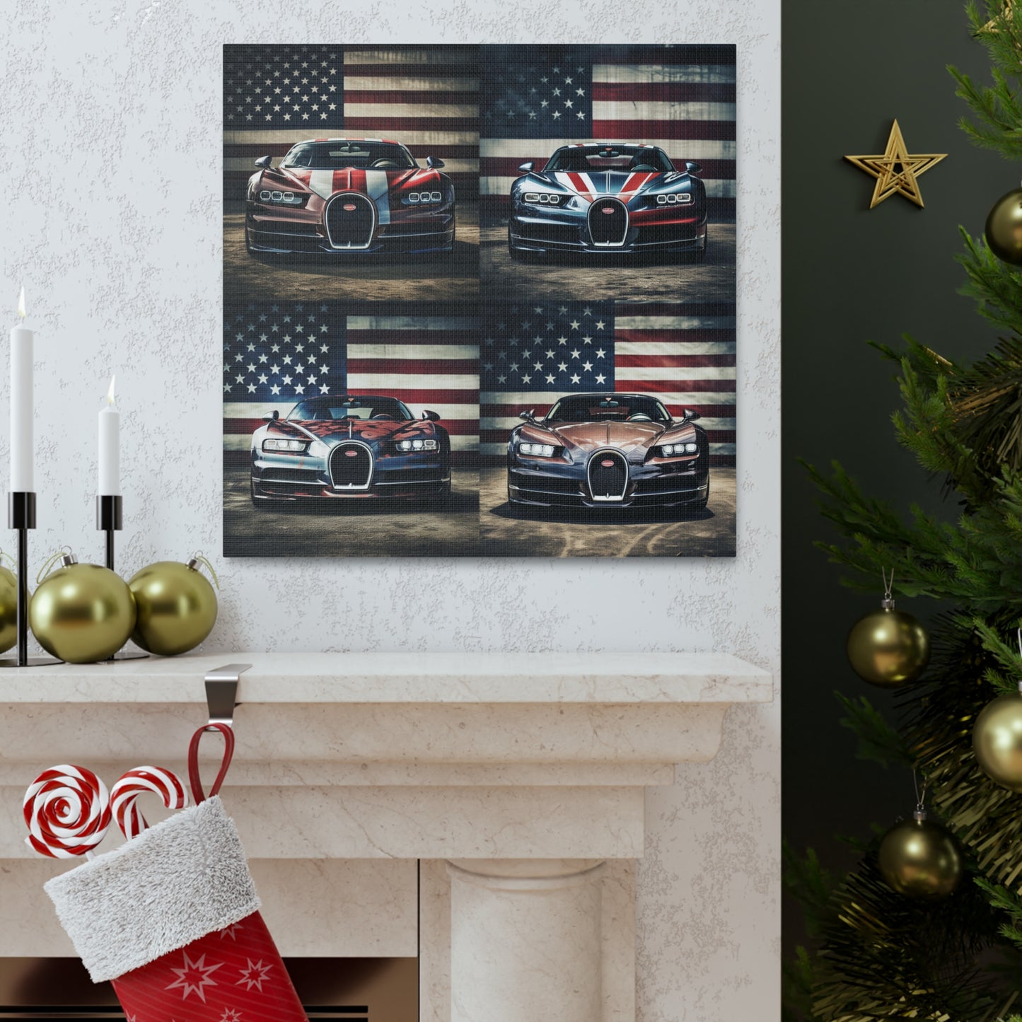 Canvas Gallery Wraps Bugatti Flag 5