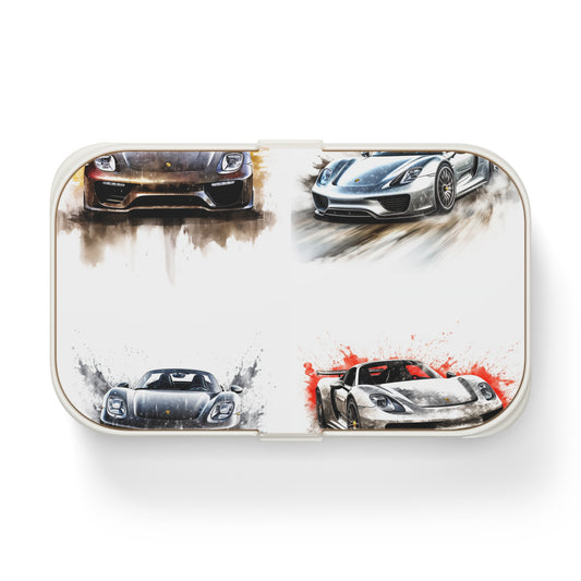 Bento Lunch Box 918 Spyder white background driving fast with water splashing 5