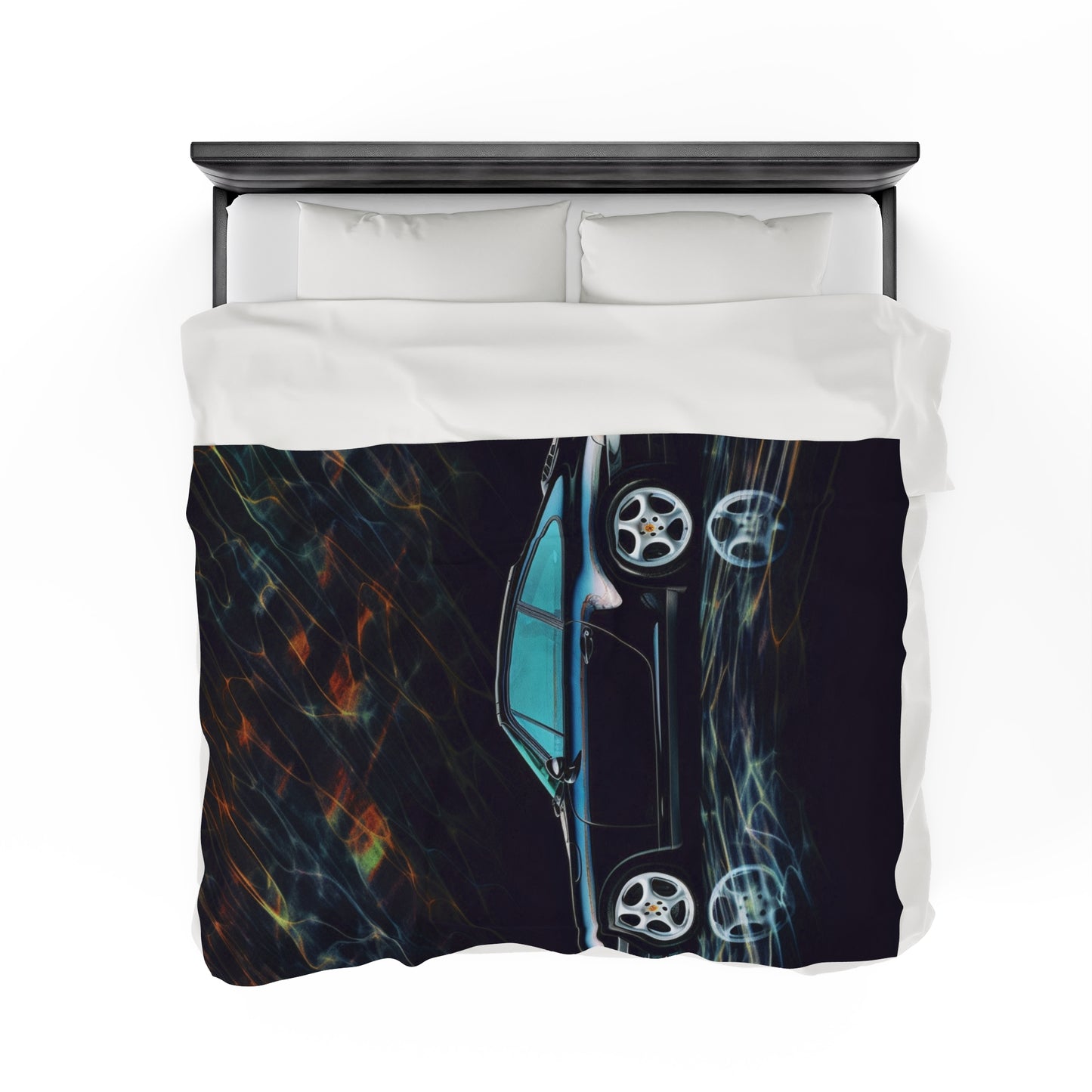 Velveteen Plush Blanket Porsche 933 2