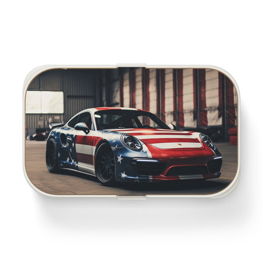 Bento Lunch Box American Flag Porsche 2