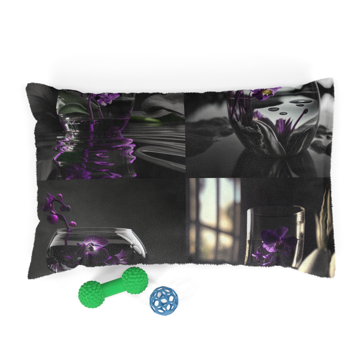 Pet Bed Purple Orchid Glass vase 5