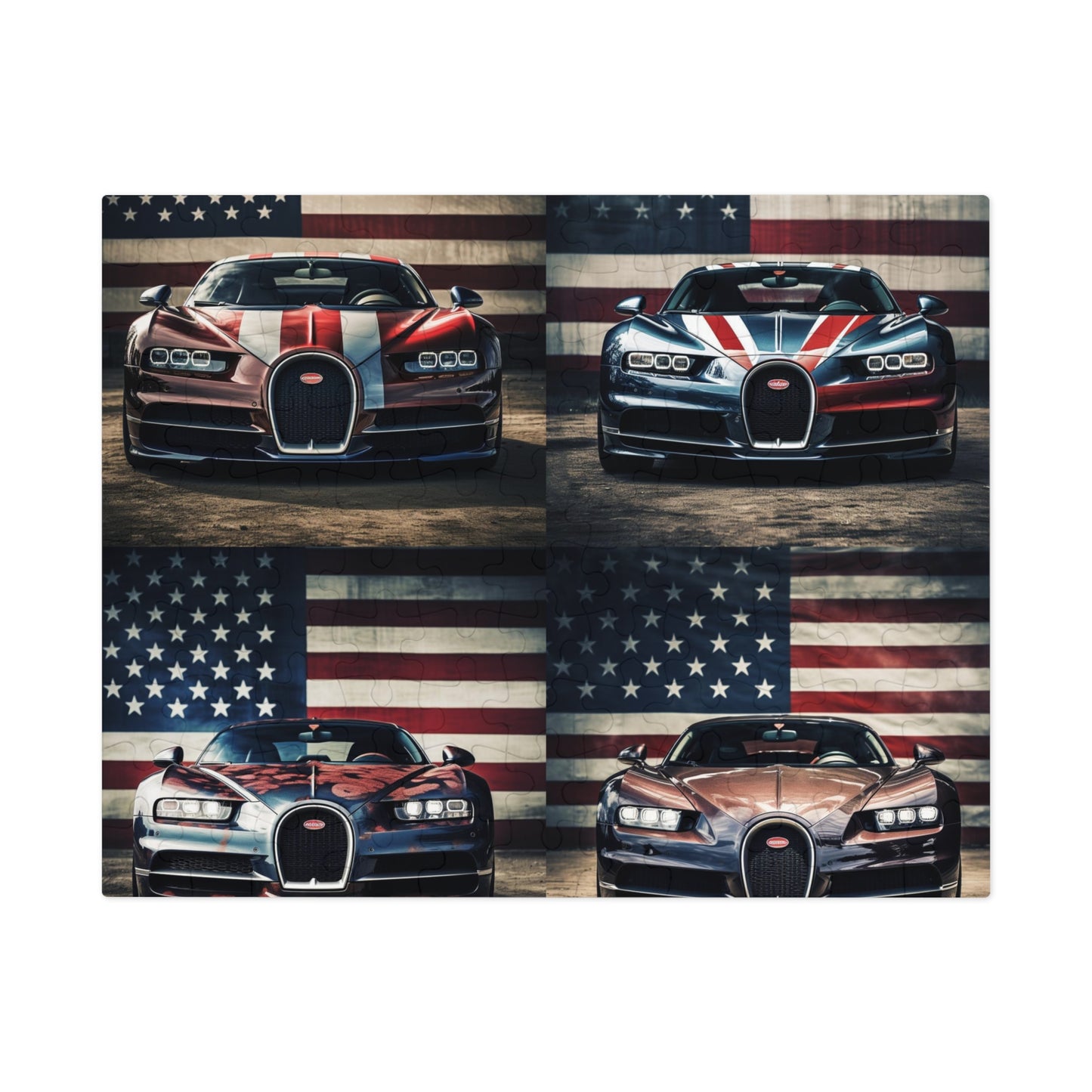 Jigsaw Puzzle (30, 110, 252, 500,1000-Piece) Bugatti Flag 5