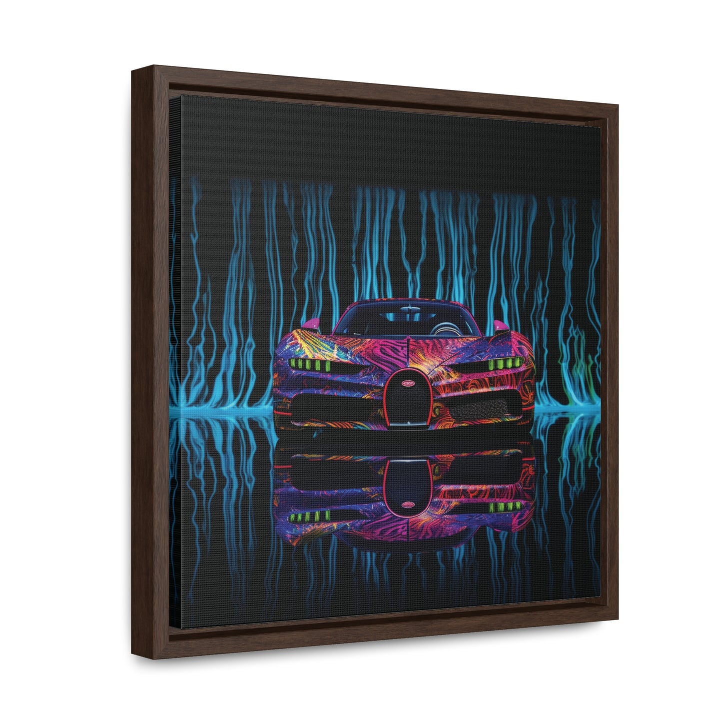 Gallery Canvas Wraps, Square Frame Bugatti Water 3