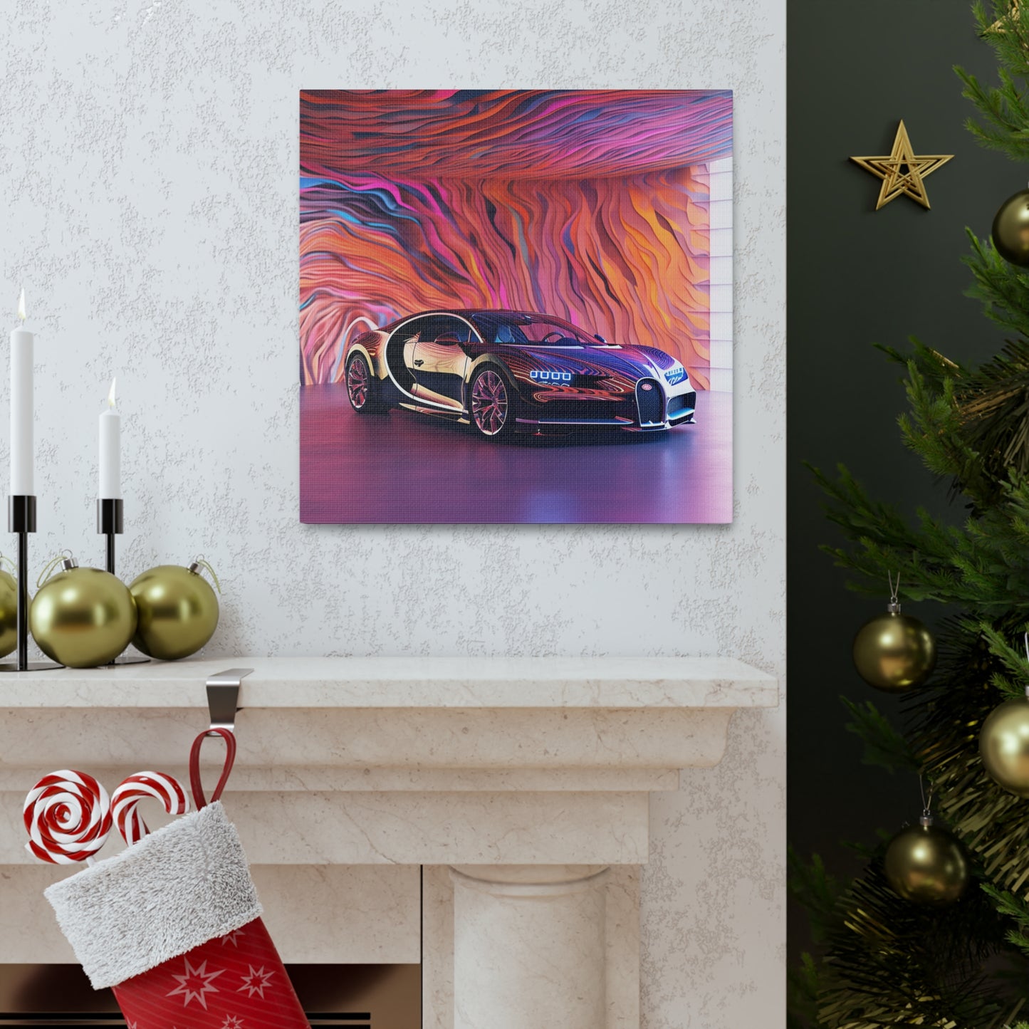 Canvas Gallery Wraps Bugatti Abstract Flair 4