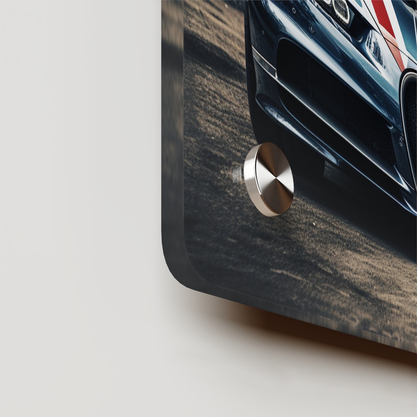 Acrylic Wall Art Panels Bugatti Flag 2