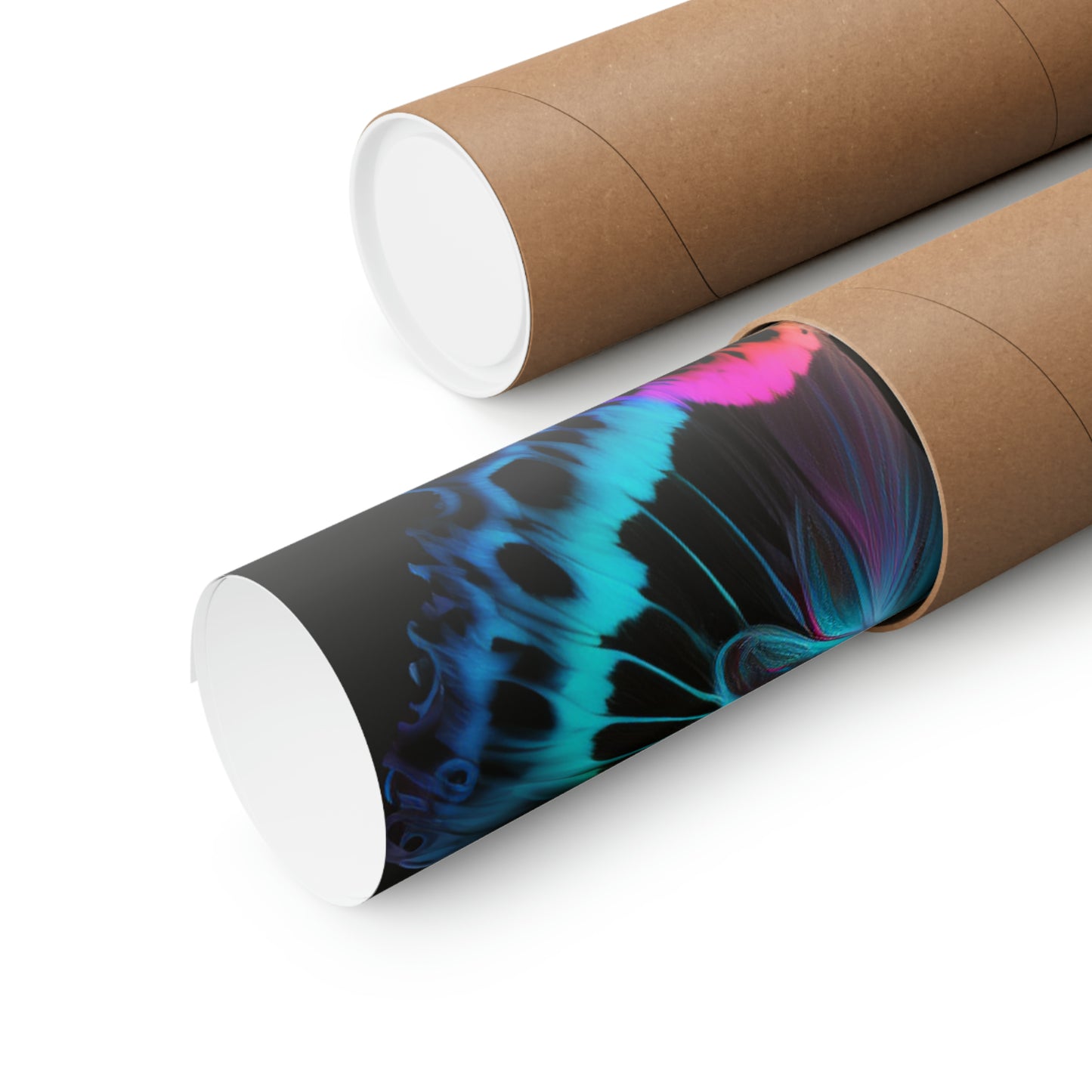 Premium Matte Vertical Posters Raw Florescent Glow 2