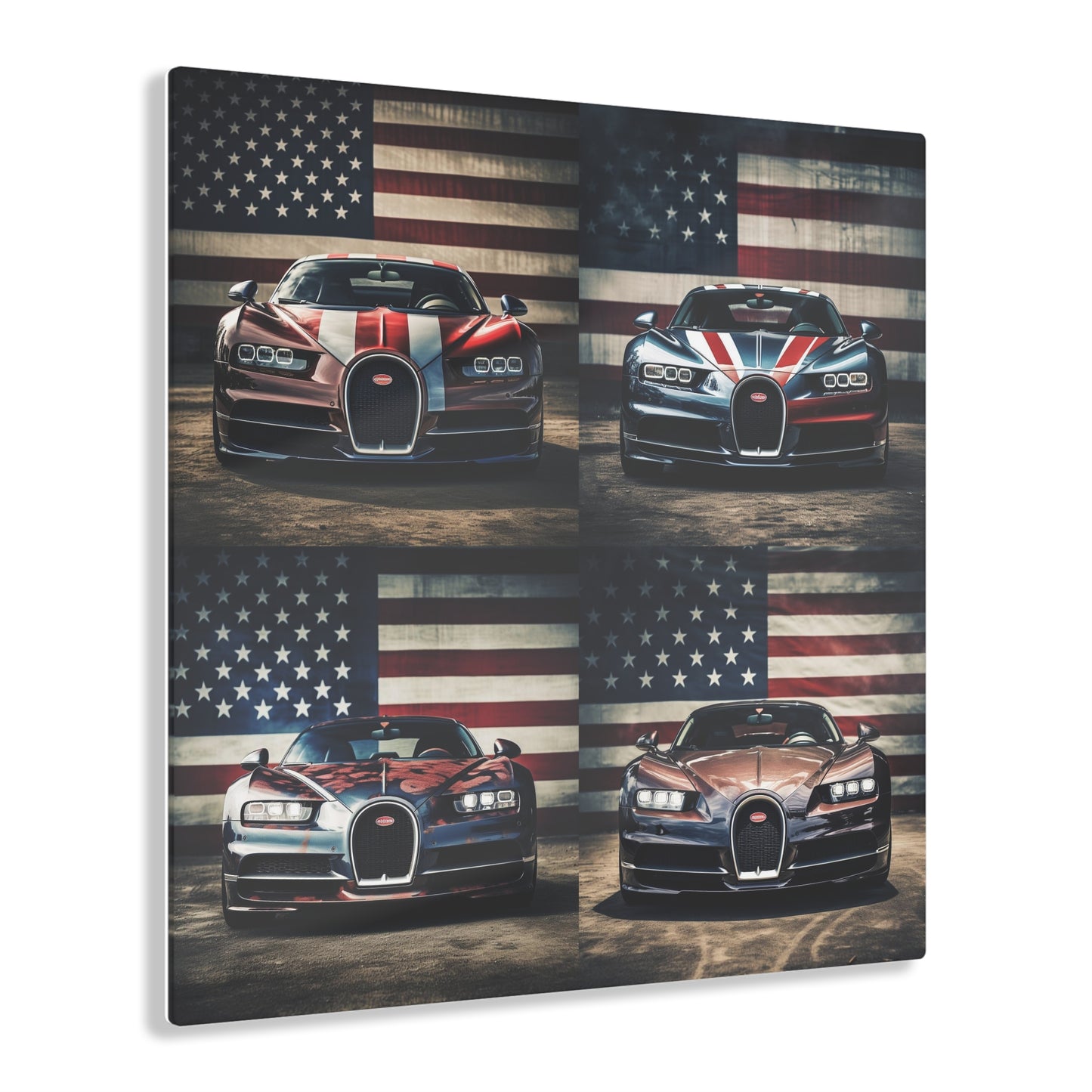 Acrylic Prints Bugatti Flag 5