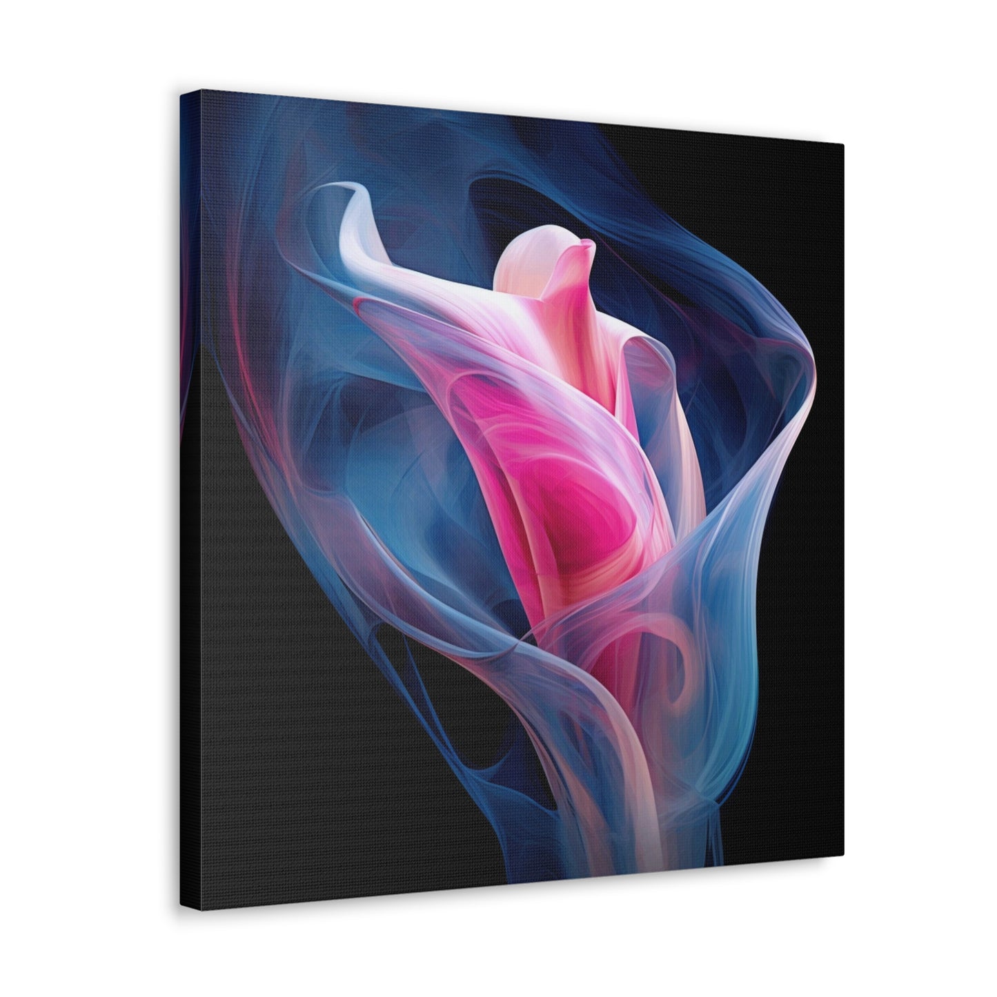 Canvas Gallery Wraps Pink & Blue Tulip Rose 3