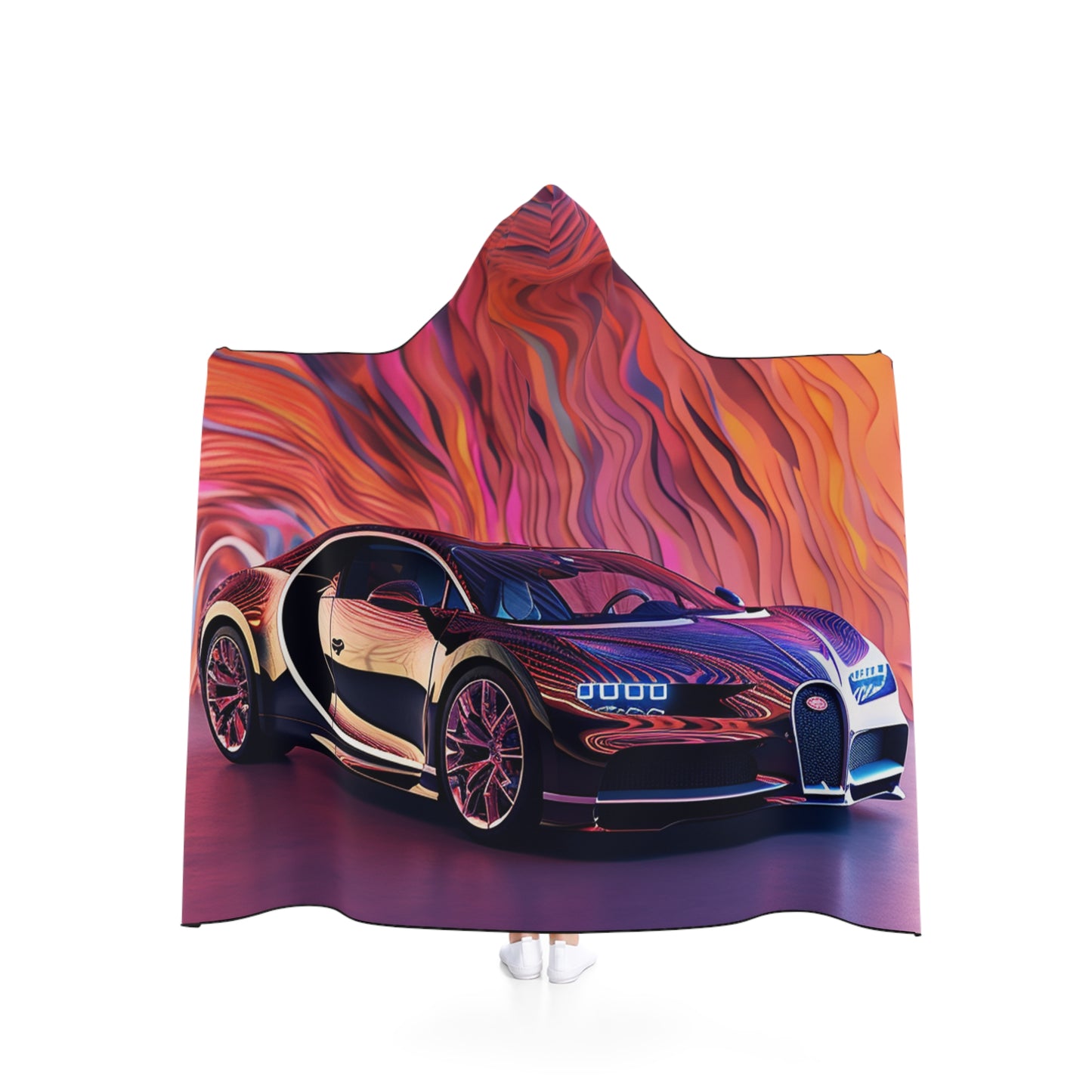 Hooded Blanket Bugatti Abstract Flair 4