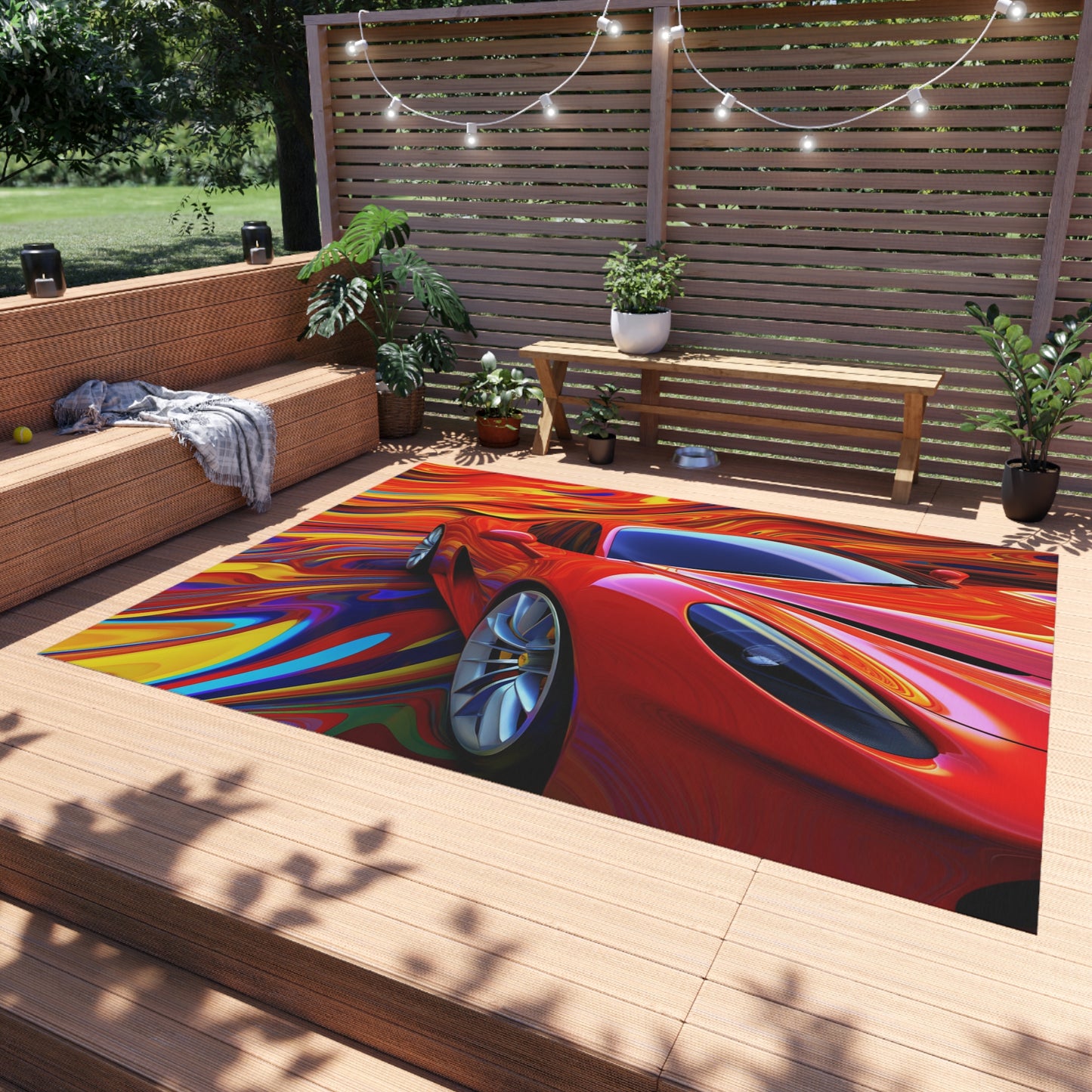 Outdoor Rug  Ferrari Water Fusion 4