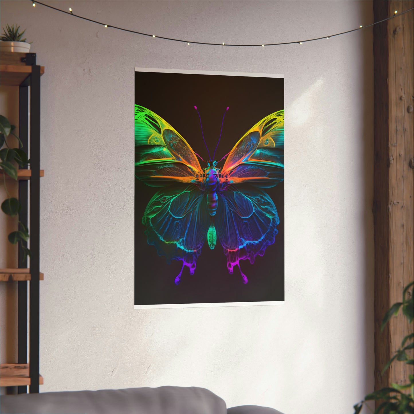 Premium Matte Vertical Posters Raw Hyper Color Butterfly 3