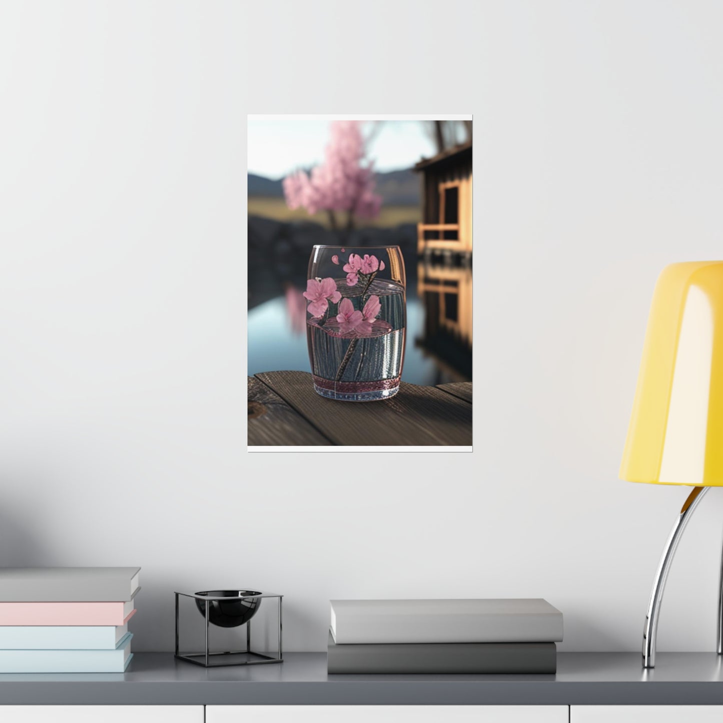 Premium Matte Vertical Posters Cherry Blossom 1