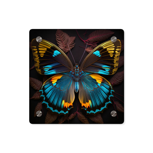 Acrylic Wall Art Panels Neon Butterfly Flair 1