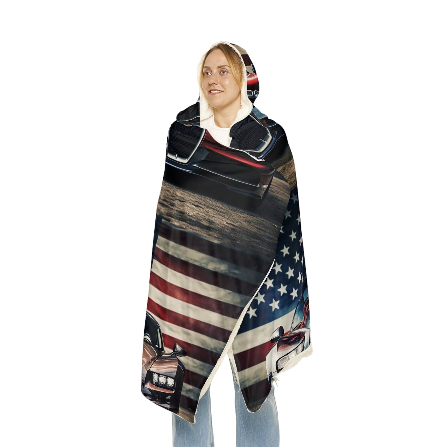 Snuggle Hooded Blanket Bugatti Flag 5