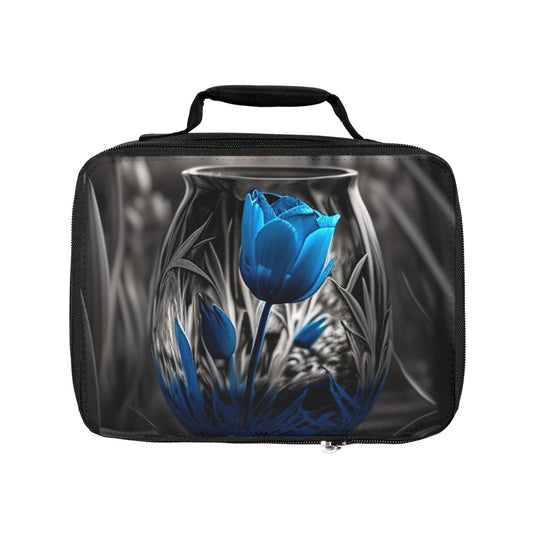 Lunch Bag Tulip Blue 3