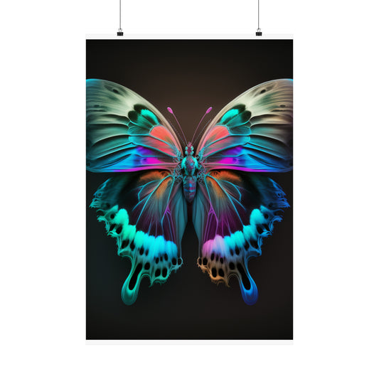 Premium Matte Vertical Posters Raw Hyper Color Butterfly 2