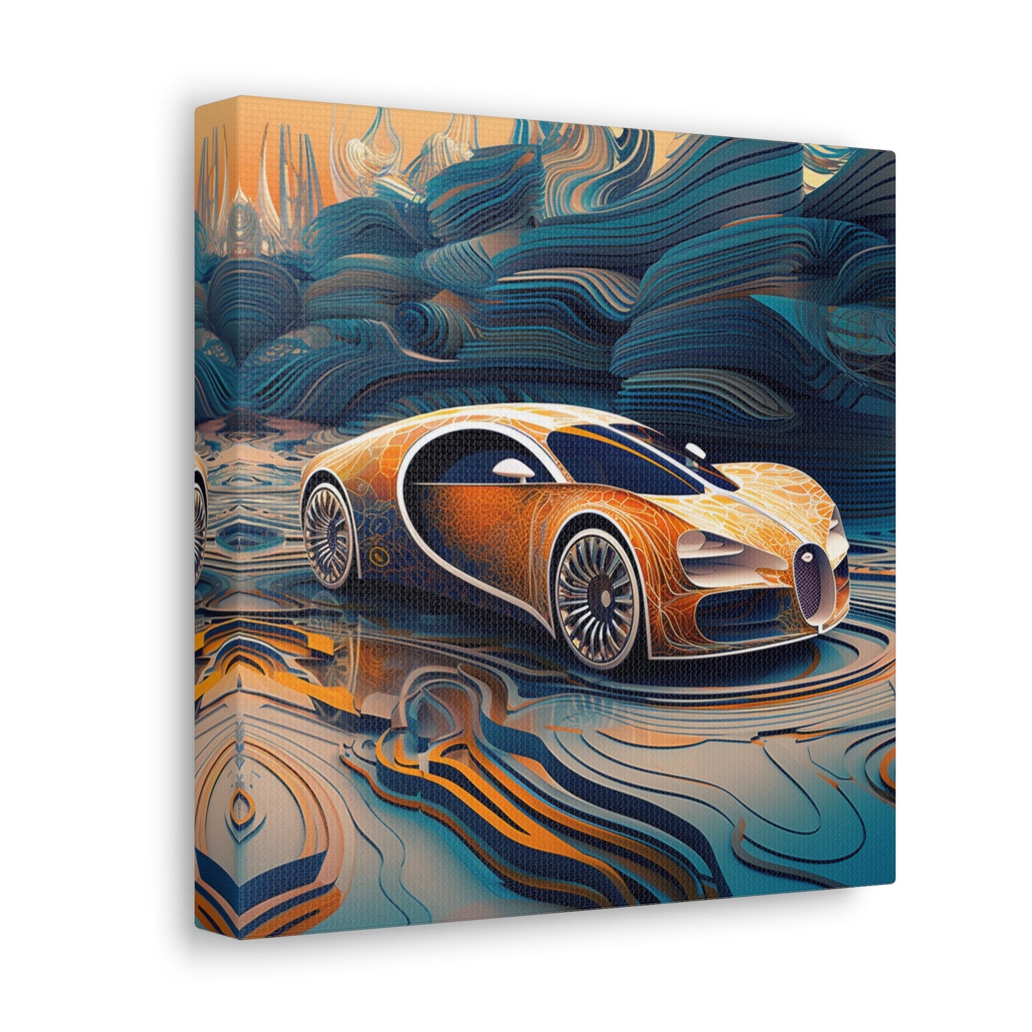 Canvas Gallery Wraps Bugatti Abstract Flair 1