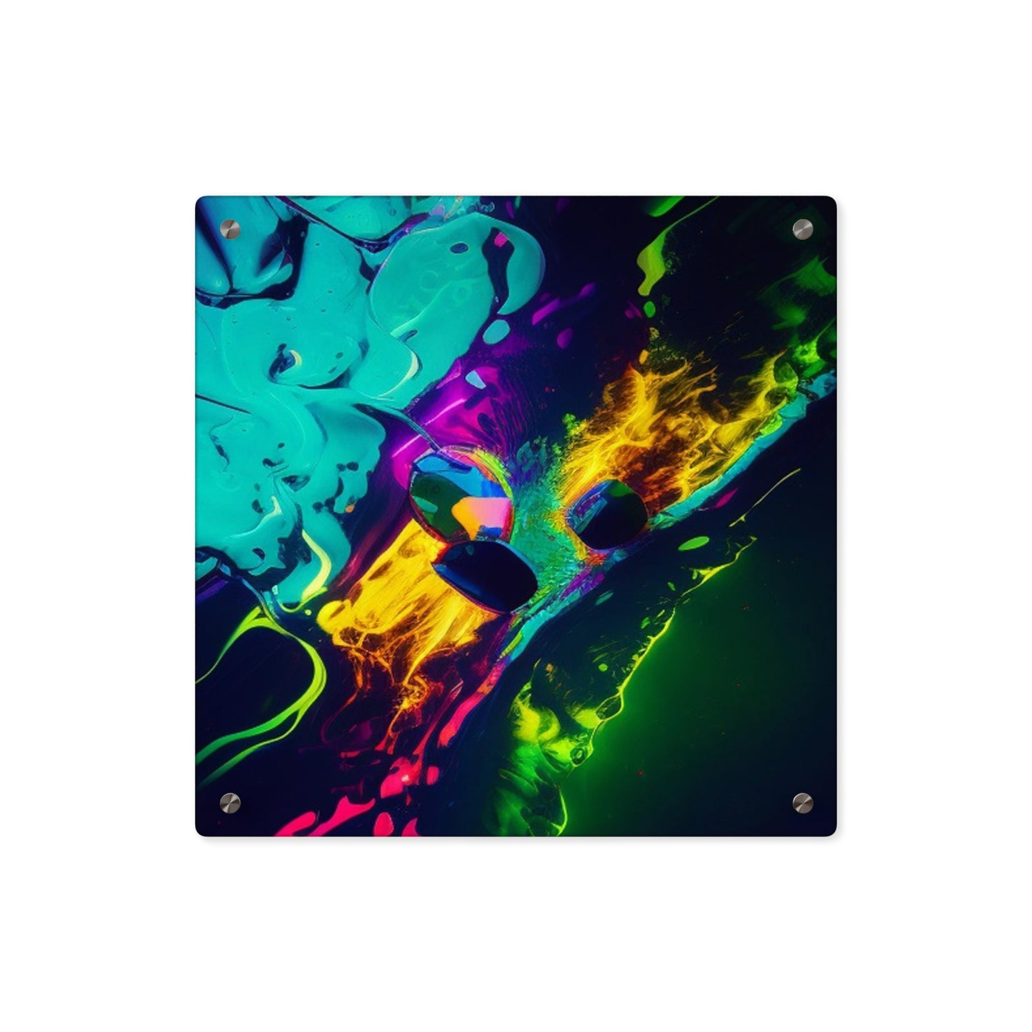 Acrylic Wall Art Panels Florescent Glow 4