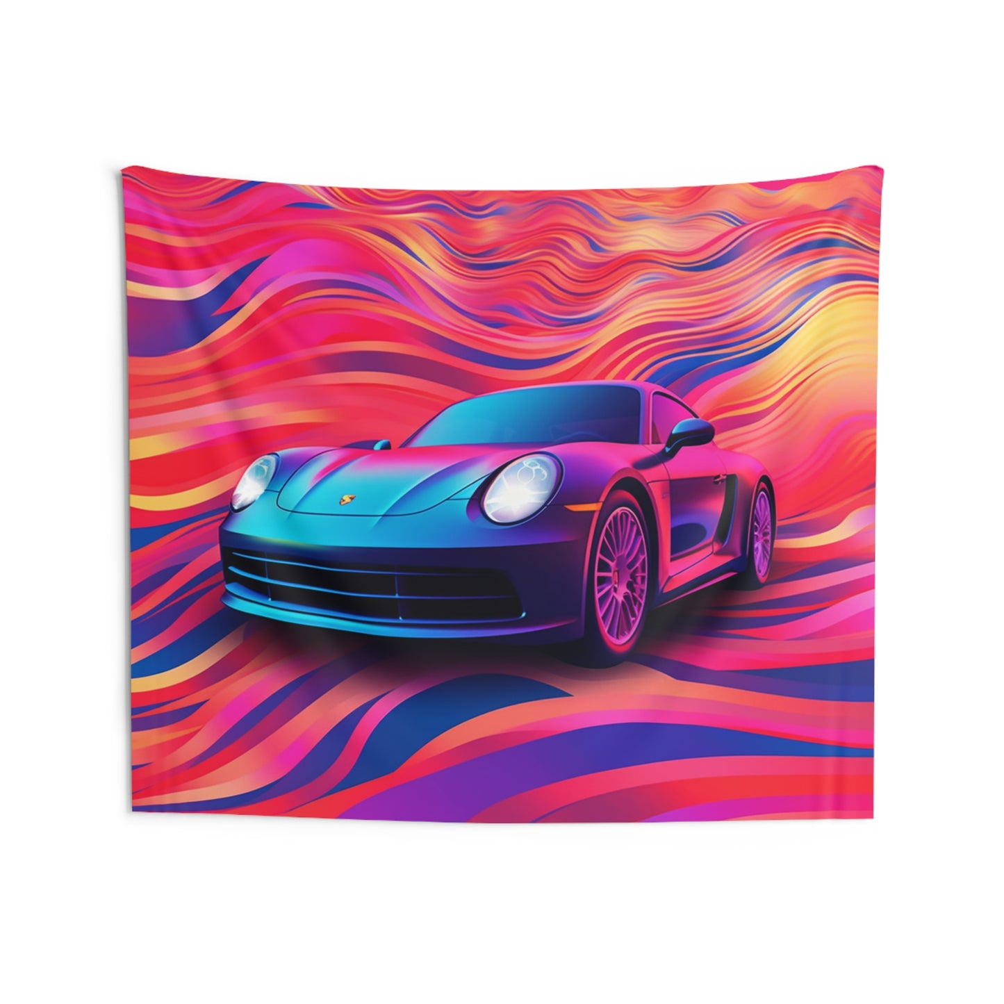 Indoor Wall Tapestries Porsche Water Fusion 3