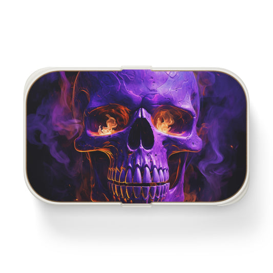 Bento Lunch Box Skull Flames 1
