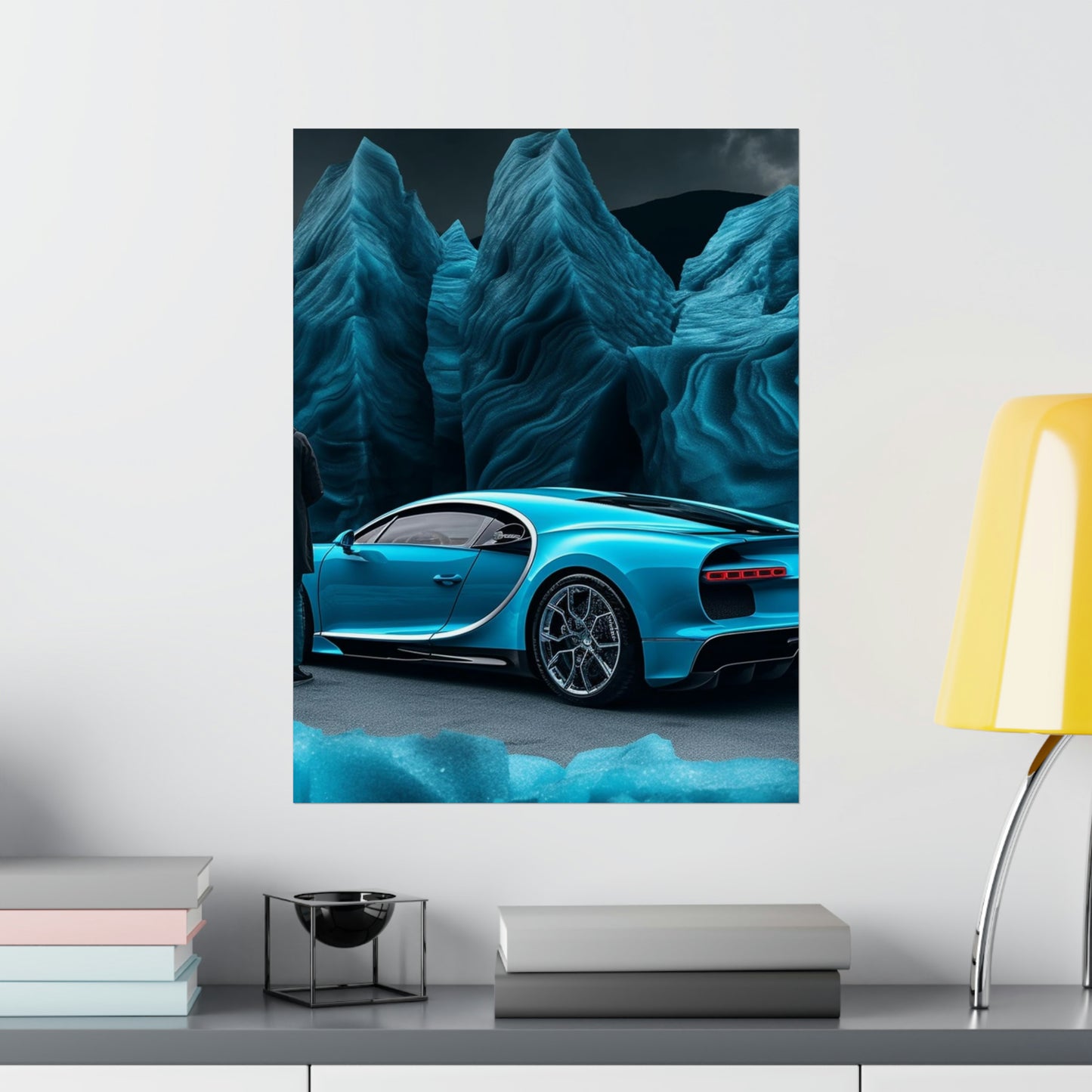 Premium Matte Vertical Posters Bugatti Real Look 3