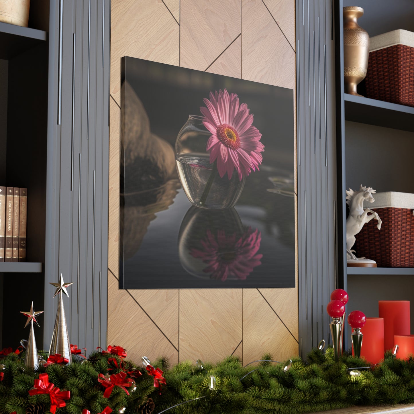 Canvas Gallery Wraps Pink Daisy 2