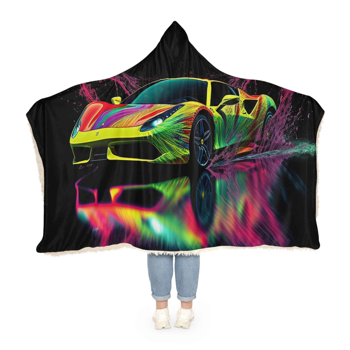 Snuggle Hooded Blanket Ferrari Fusion Water 2