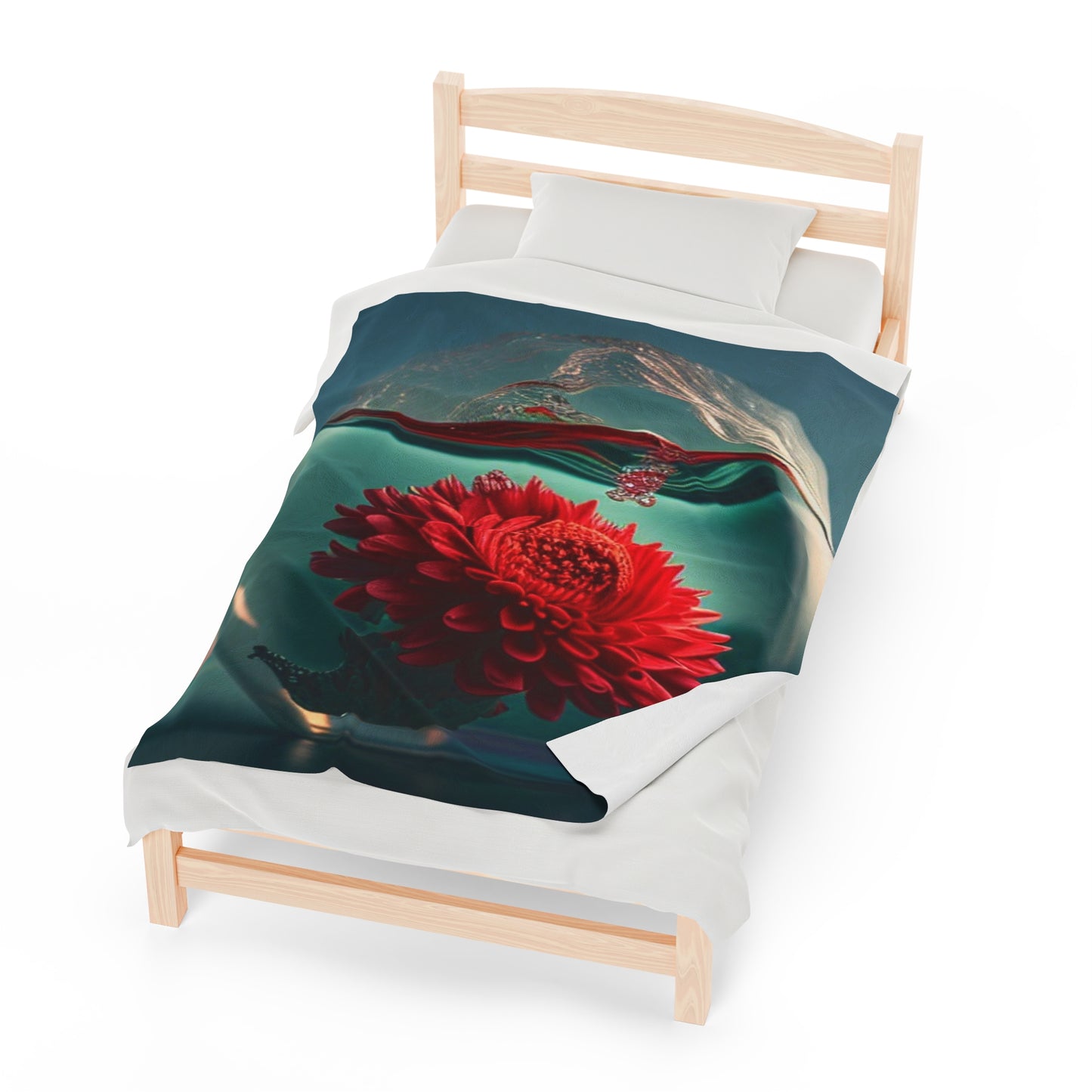 Velveteen Plush Blanket Chrysanthemum 4