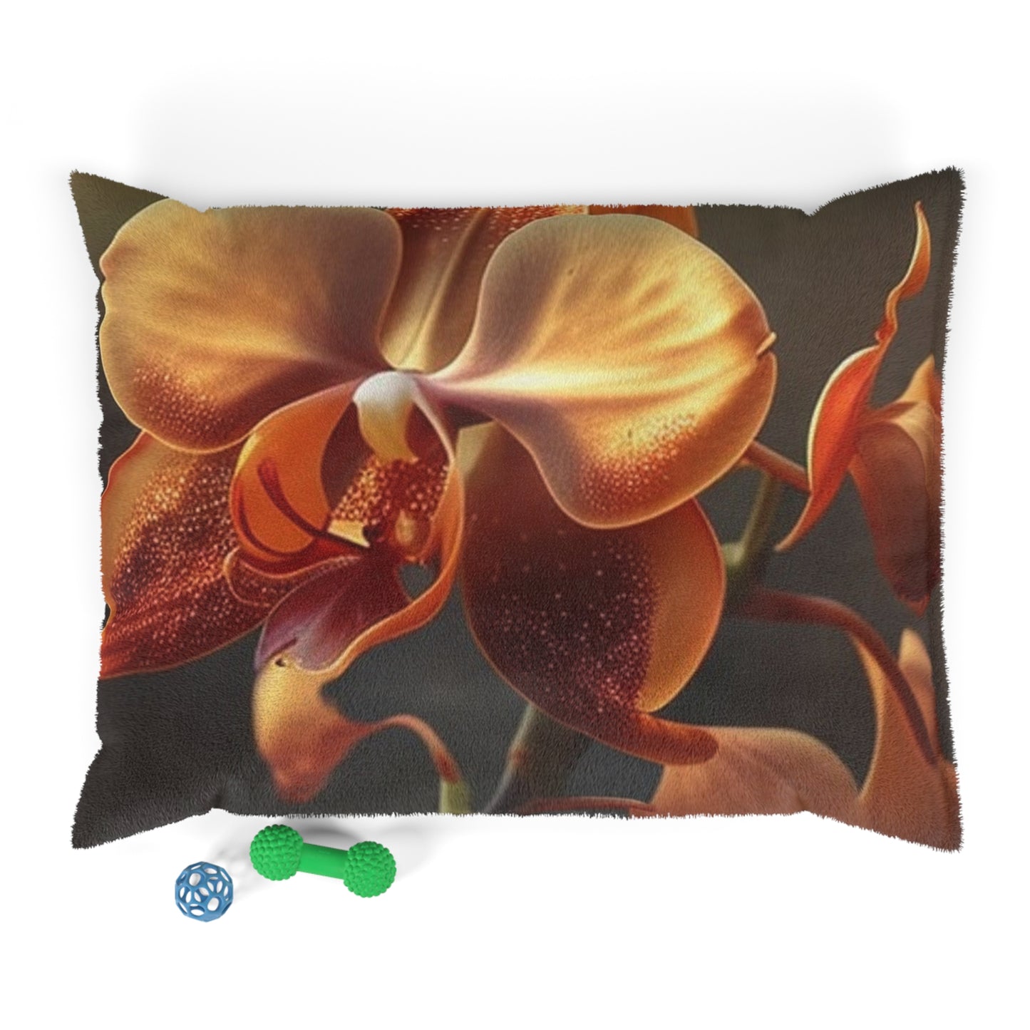 Pet Bed Orange Orchid 1