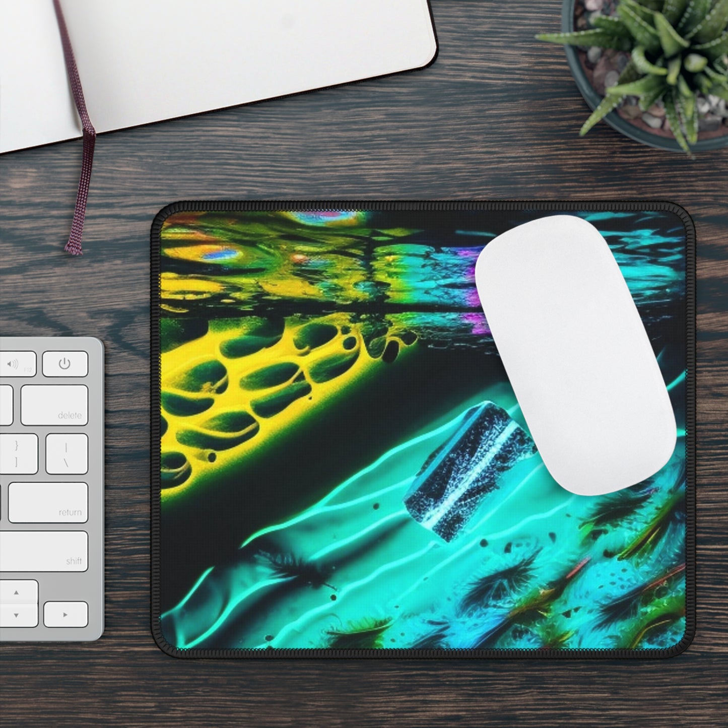 Gaming Mouse Pad  Florescent Glow 2