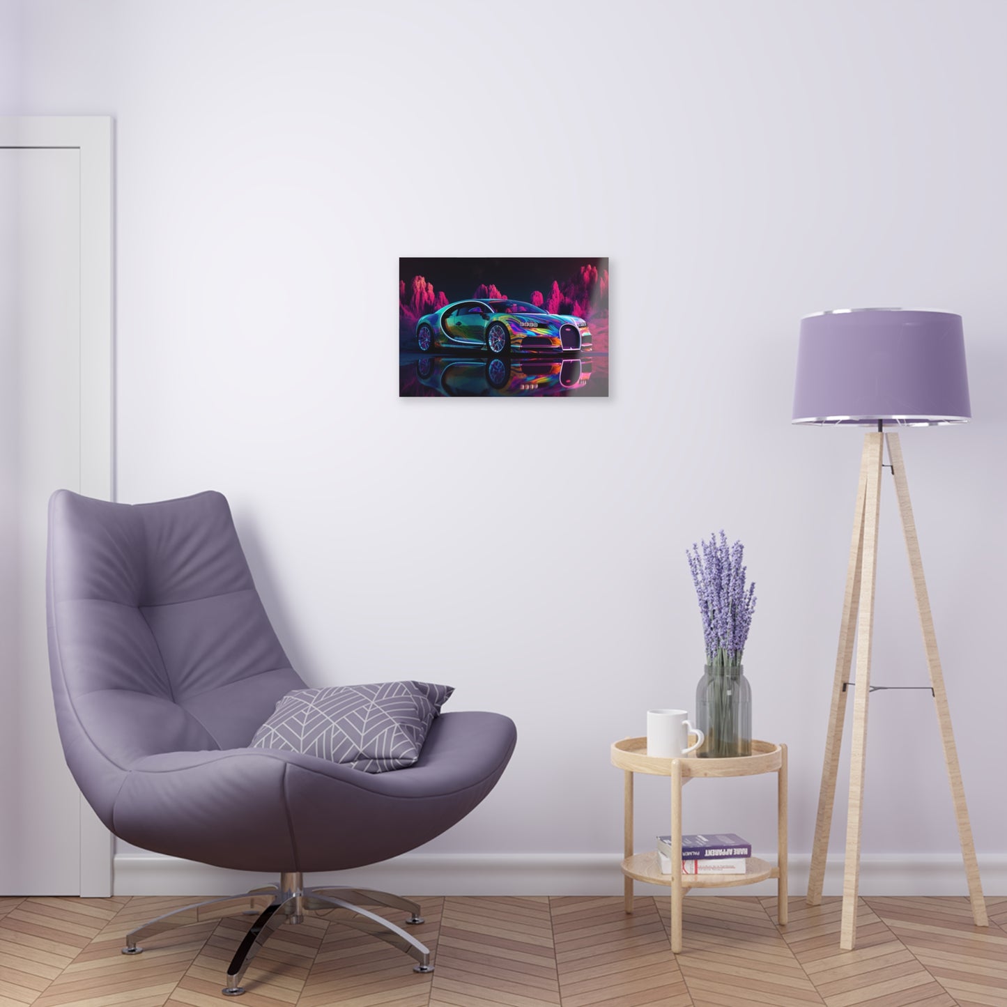 Acrylic Prints Florescent Bugatti Flair 2