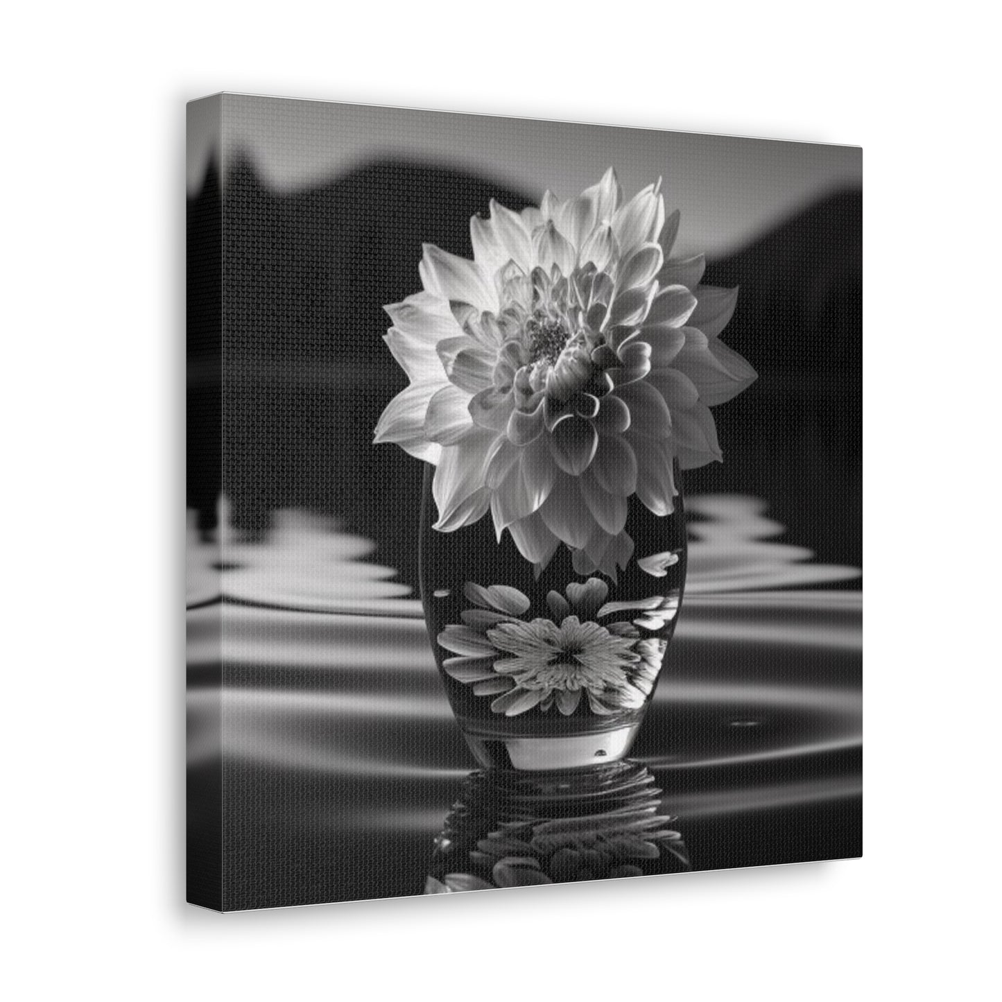Canvas Gallery Wraps White Dahlia 4
