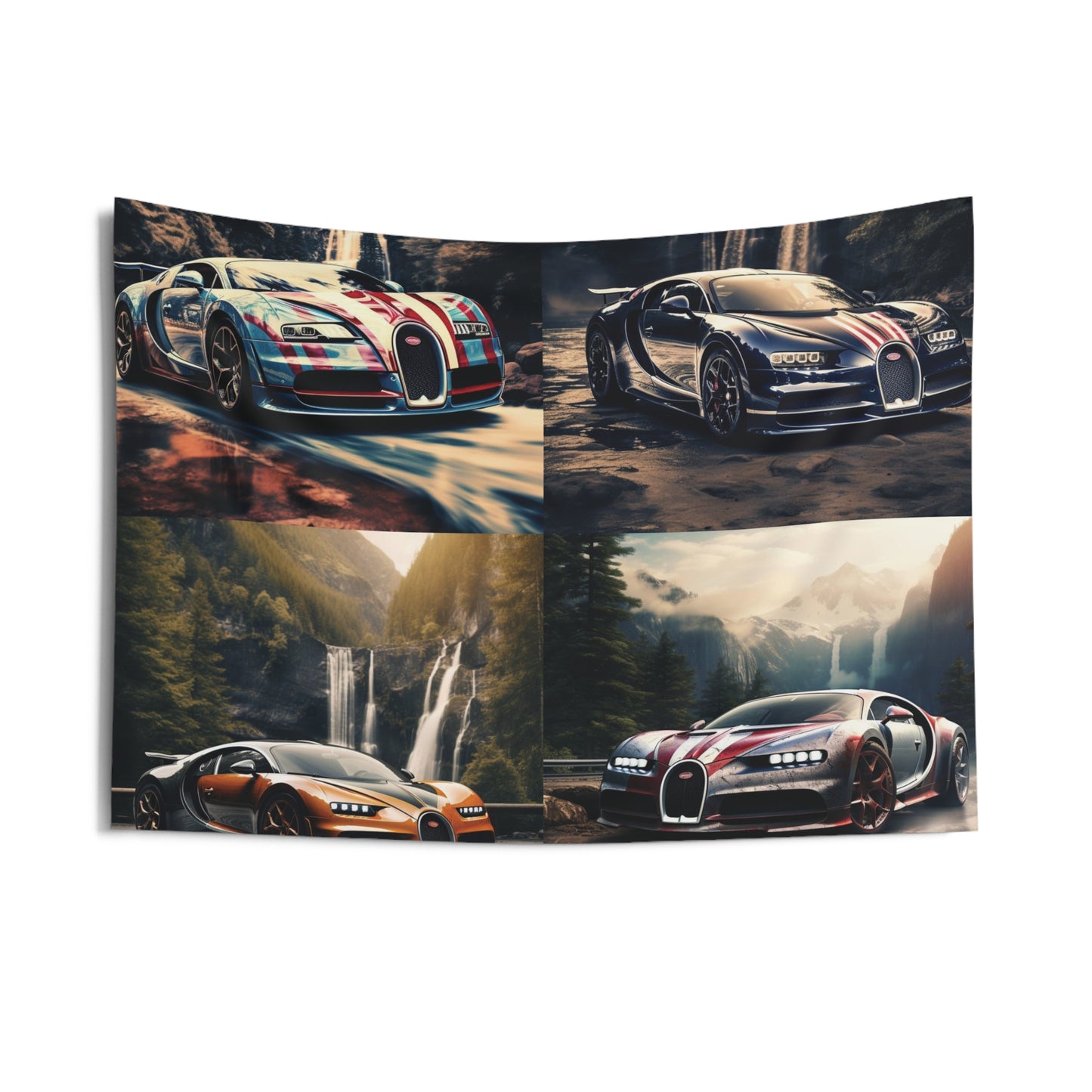 Indoor Wall Tapestries Bugatti Waterfall 5