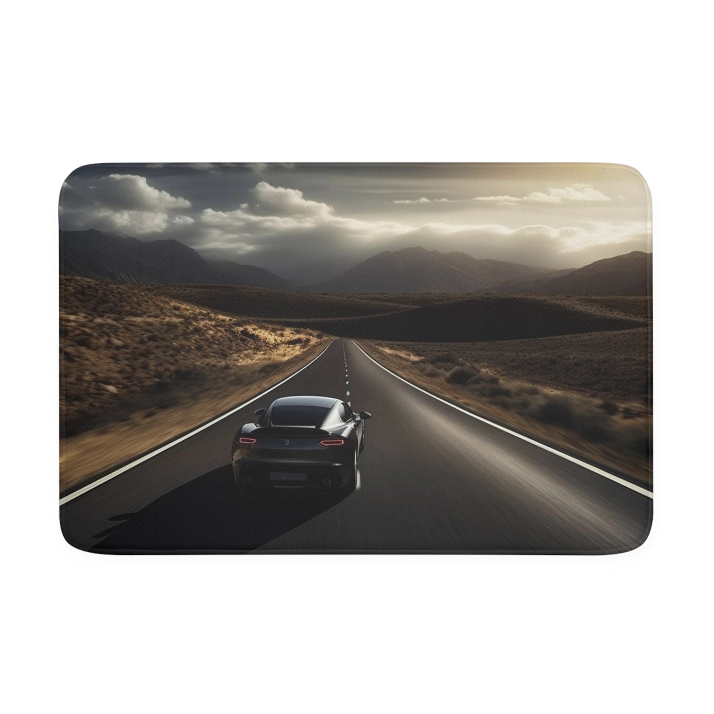 Memory Foam Bath Mat Ferrari Road 3