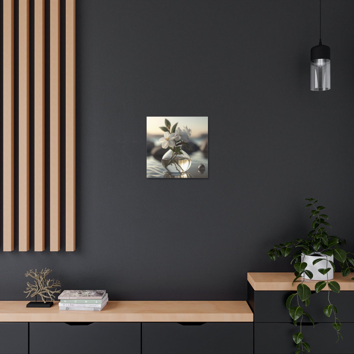 Canvas Gallery Wraps Jasmine glass vase 1