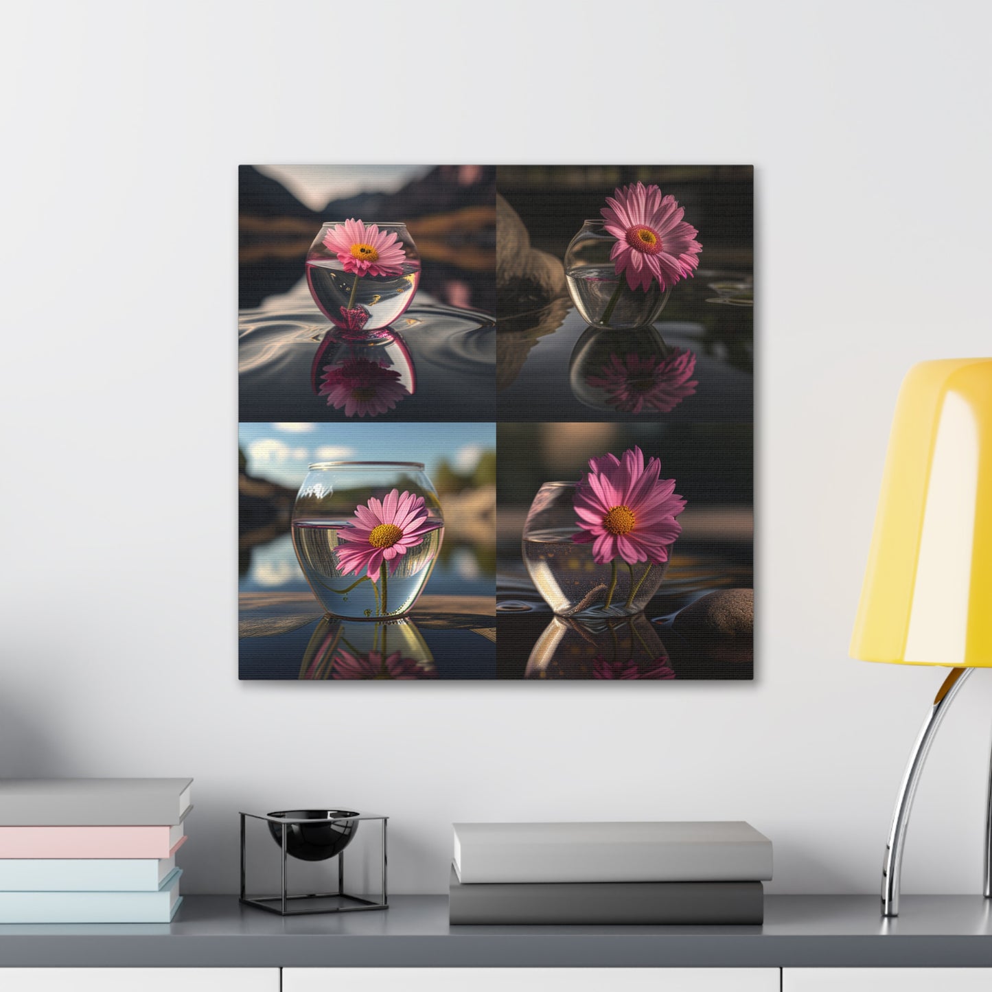 Canvas Gallery Wraps Pink Daisy 5