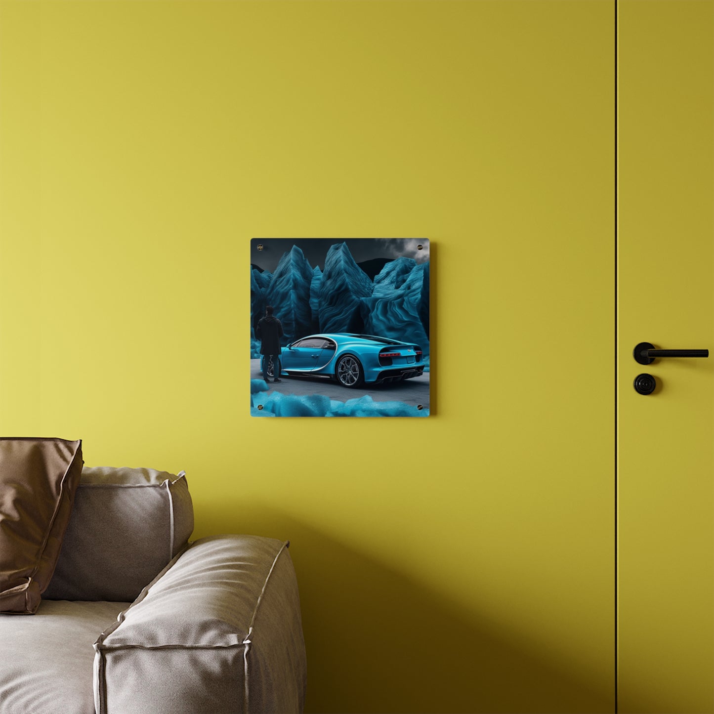 Acrylic Wall Art Panels Bugatti Real Look 3