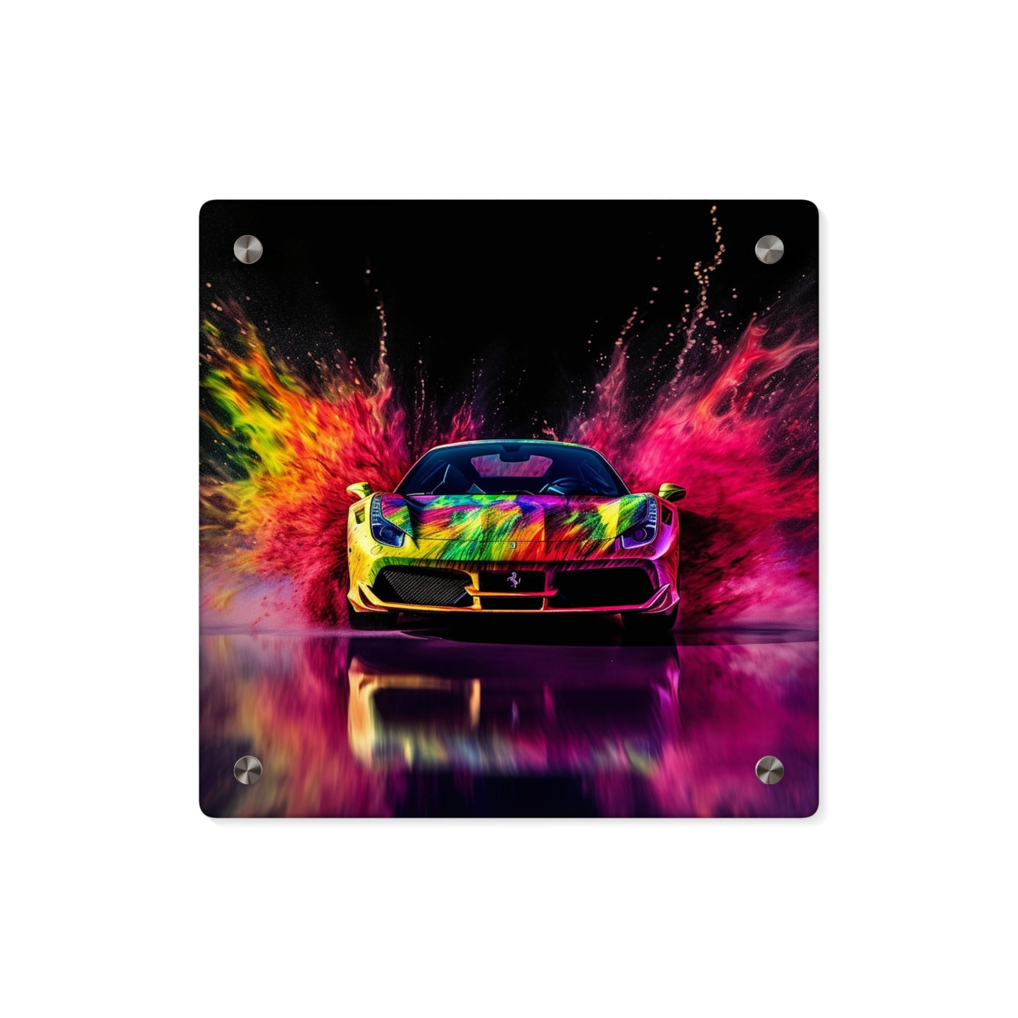 Acrylic Wall Art Panels Farrari Water 2