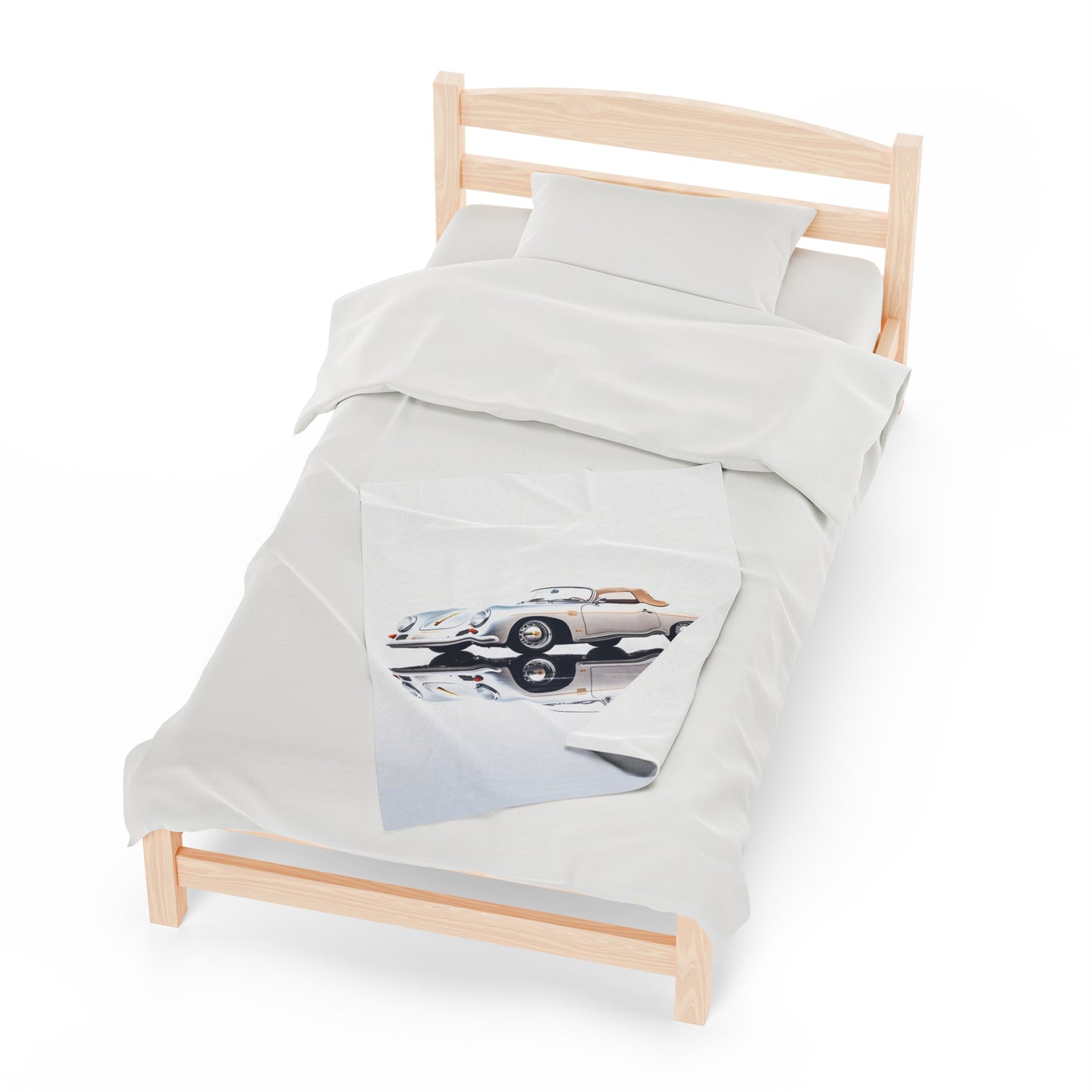 Velveteen Plush Blanket 911 Speedster on water 2