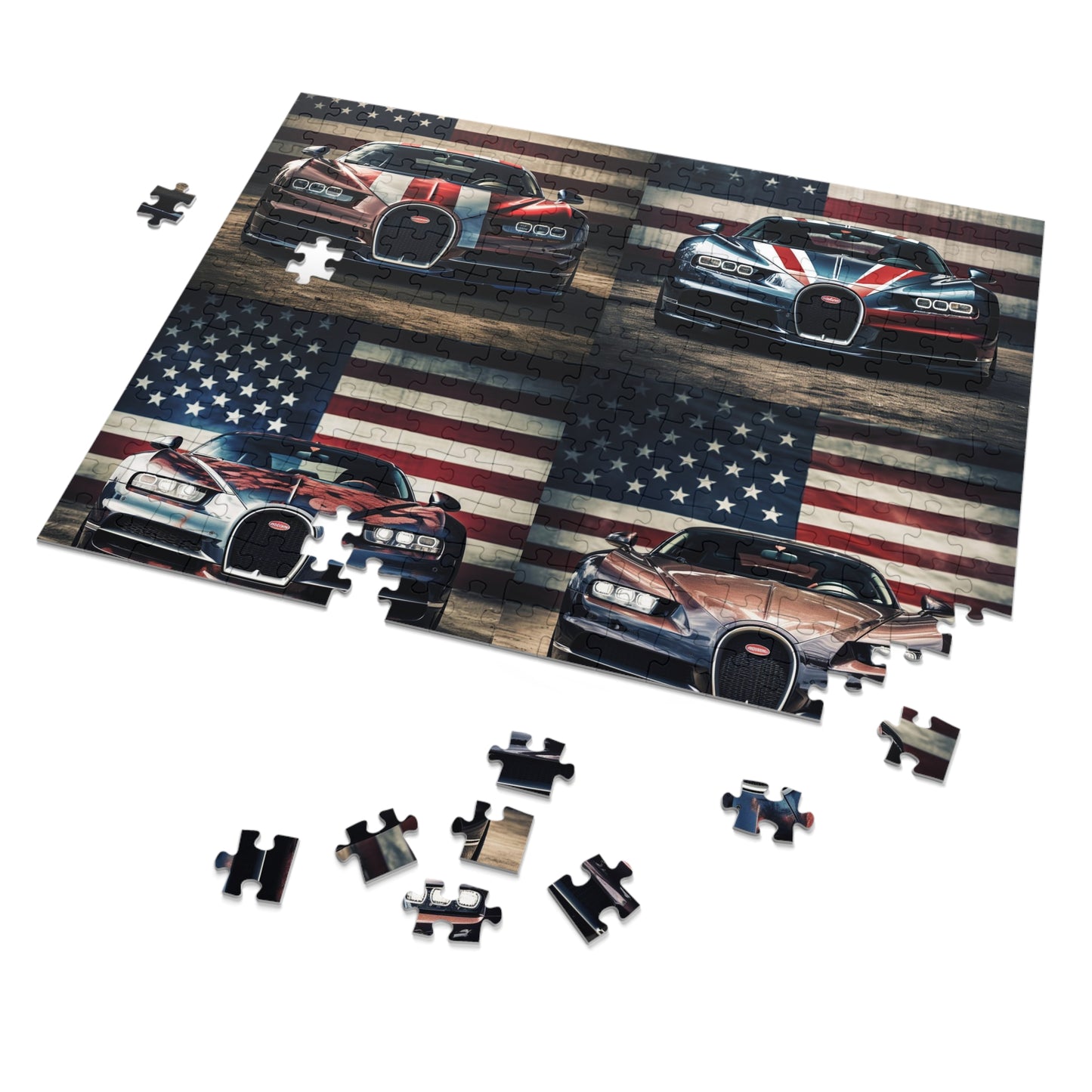 Jigsaw Puzzle (30, 110, 252, 500,1000-Piece) Bugatti Flag 5