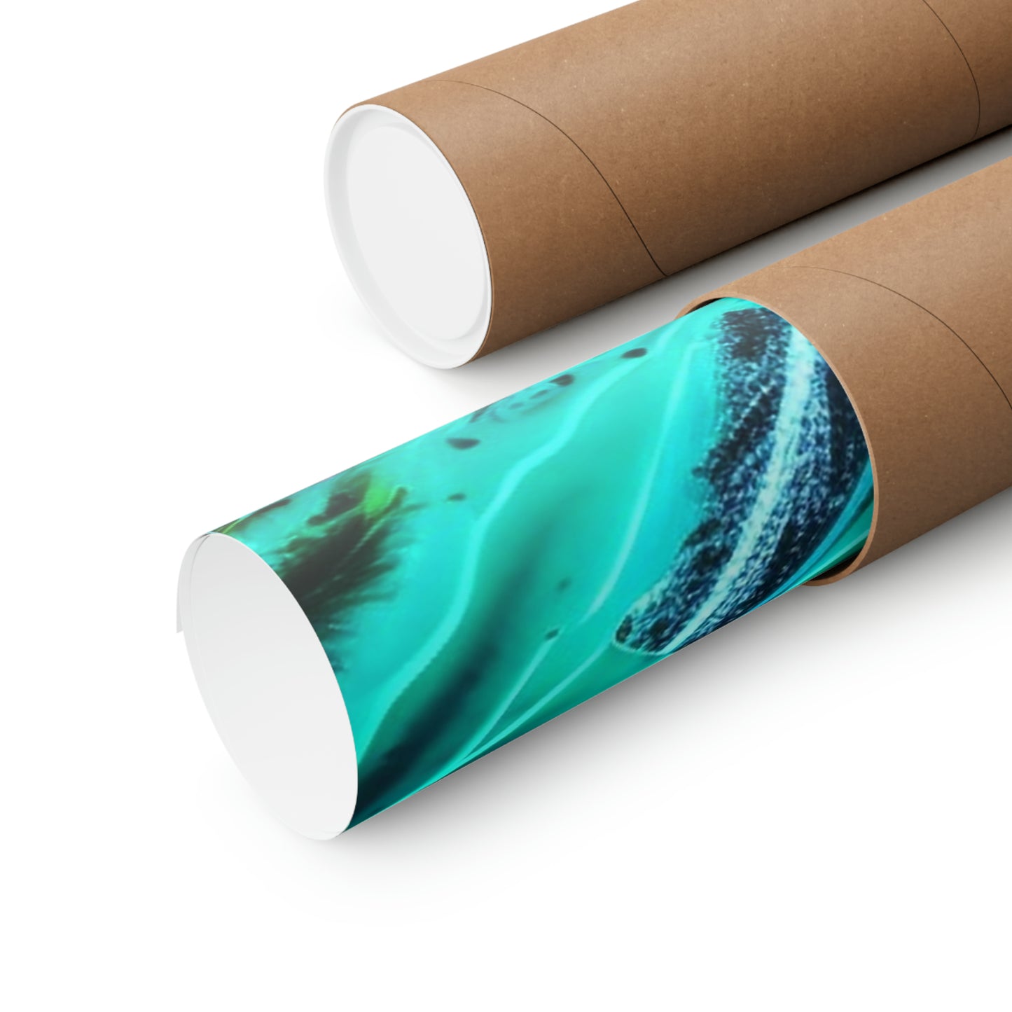 Premium Matte Vertical Posters Florescent Glow 2