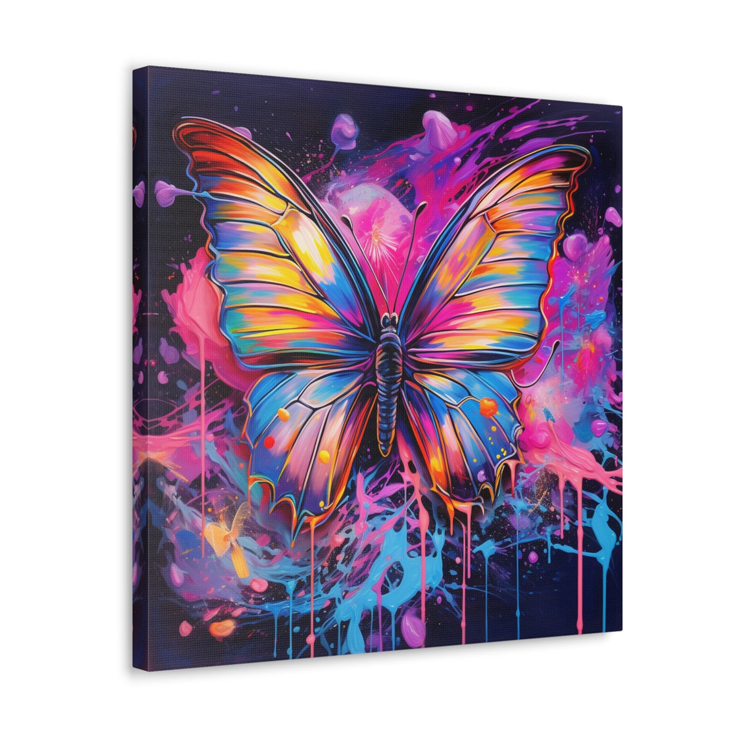 Canvas Gallery Wraps Pink Butterfly Flair 3