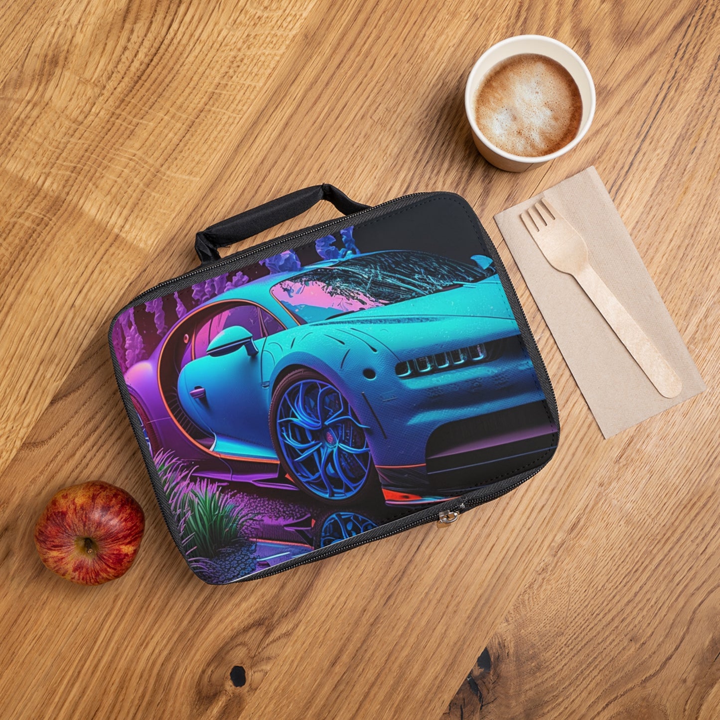 Lunch Bag Bugatti Neon Chiron 2
