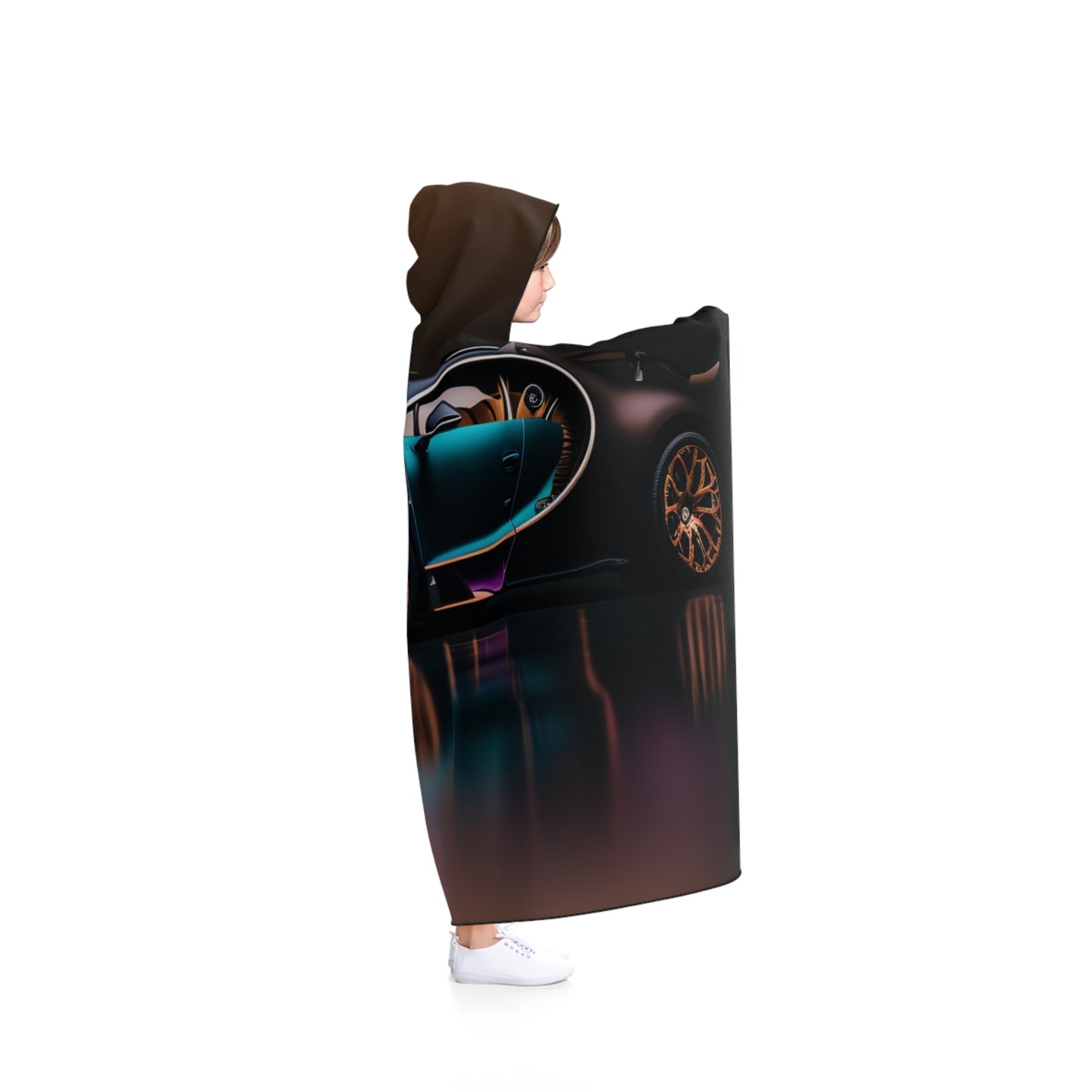 Hooded Blanket Bugatti Blue 2