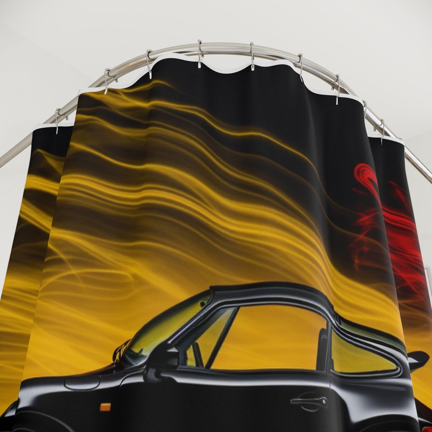 Polyester Shower Curtain Porsche 933 4