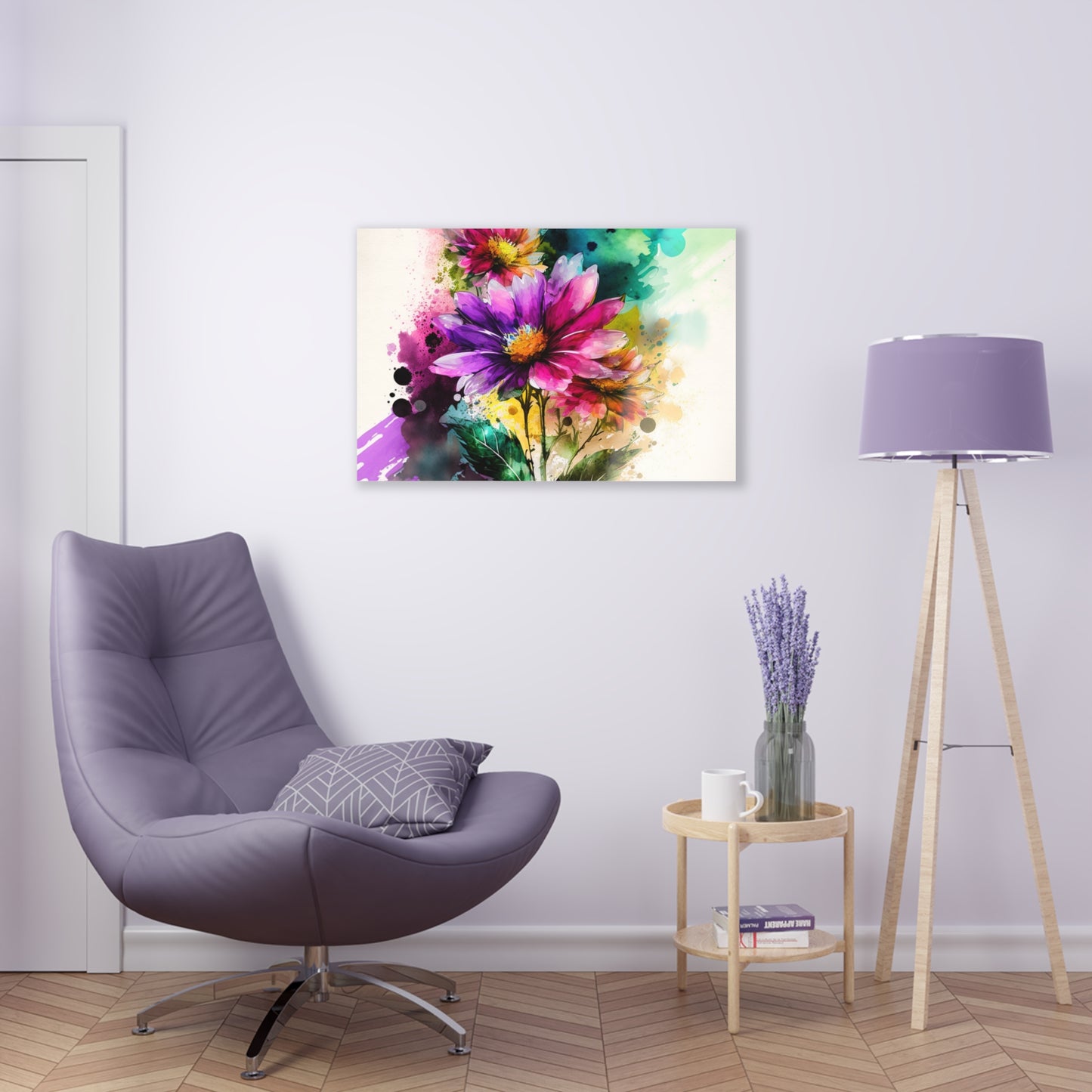 Acrylic Prints Bright Spring Flowers 1