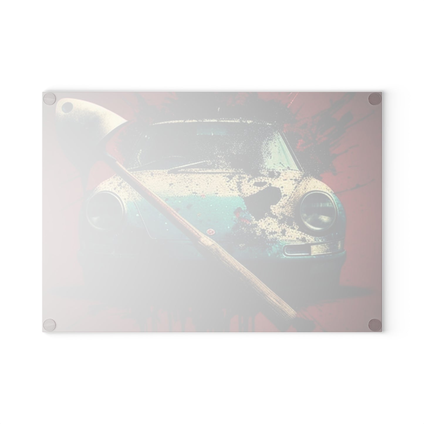 Glass Cutting Board Porsche Abstract 1