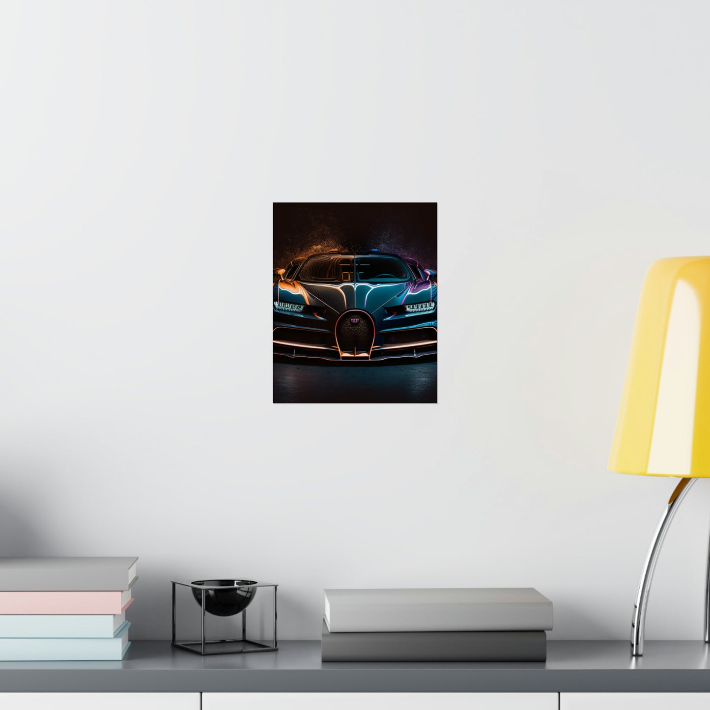 Premium Matte Vertical Posters Bugatti Chiron Super 3